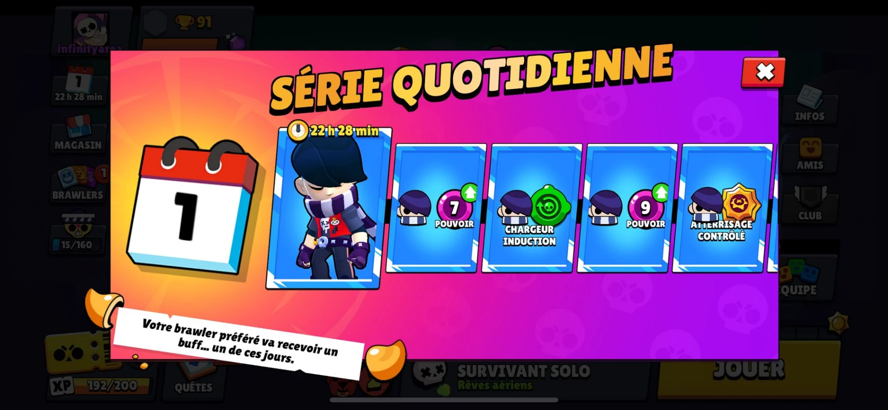 Brawl Stars série quotidienne