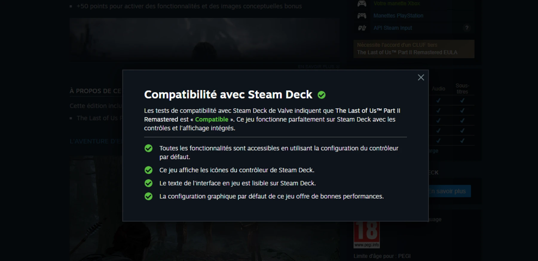 The Last of Us Part 2 Steam Deck