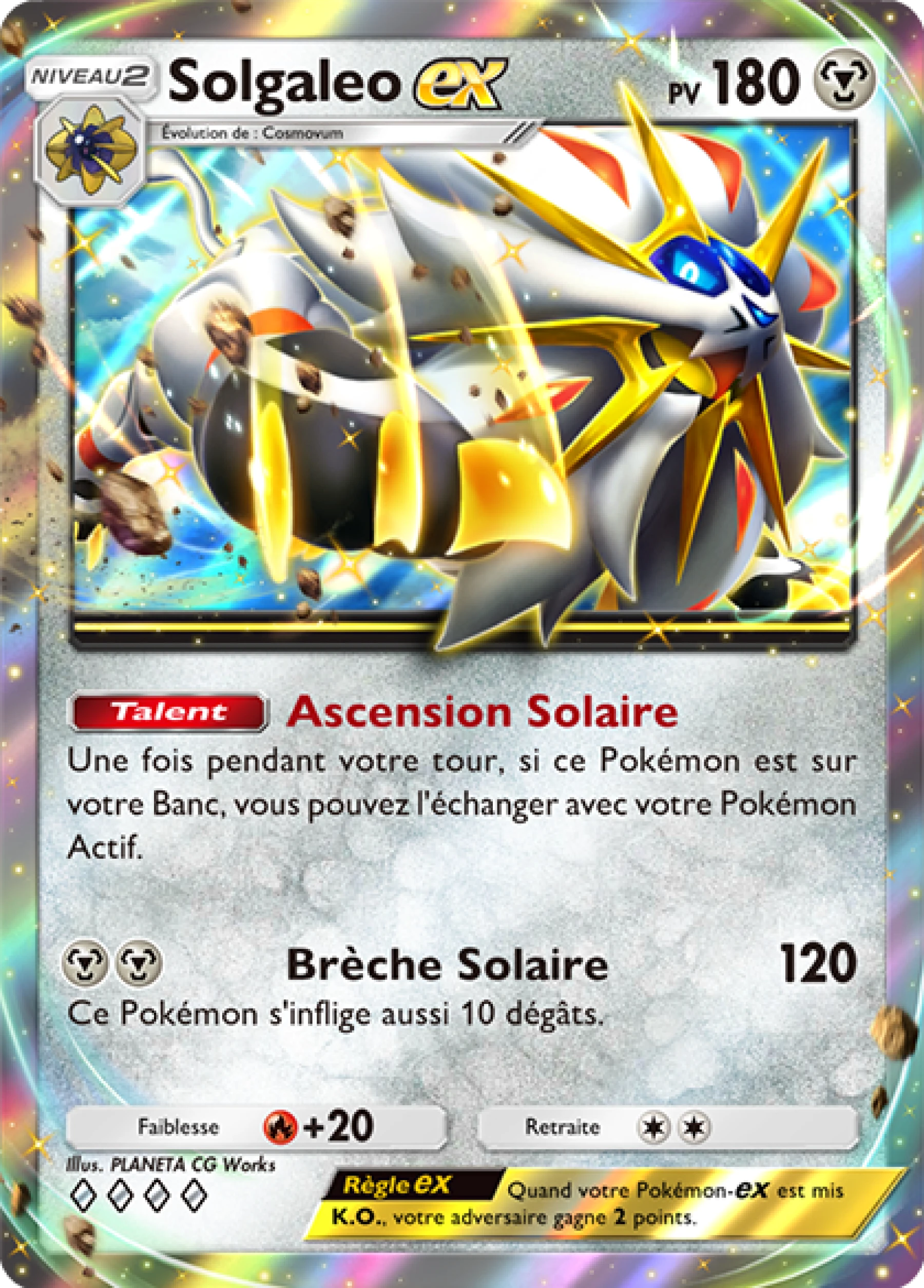 Image Carte Solgaleo EX - Pokemon TCG Pocket