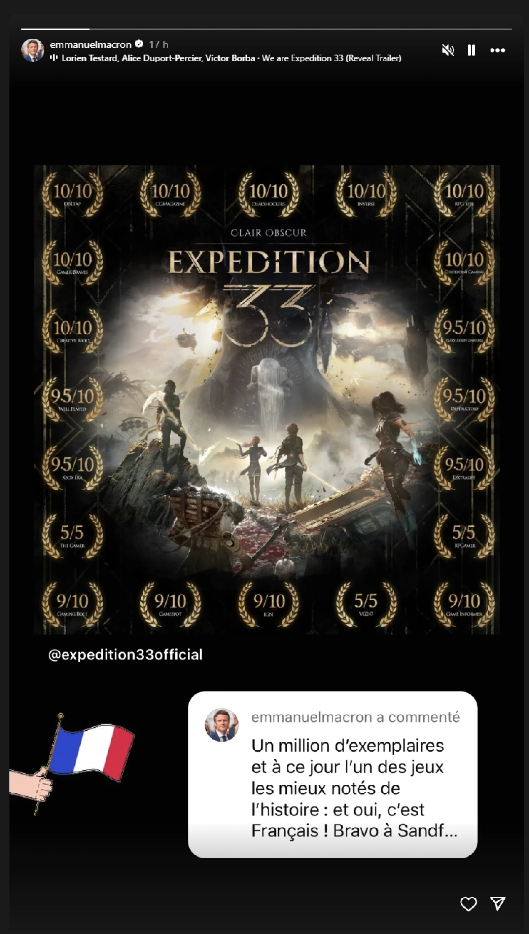 Clair obscur: expedition 33 macron