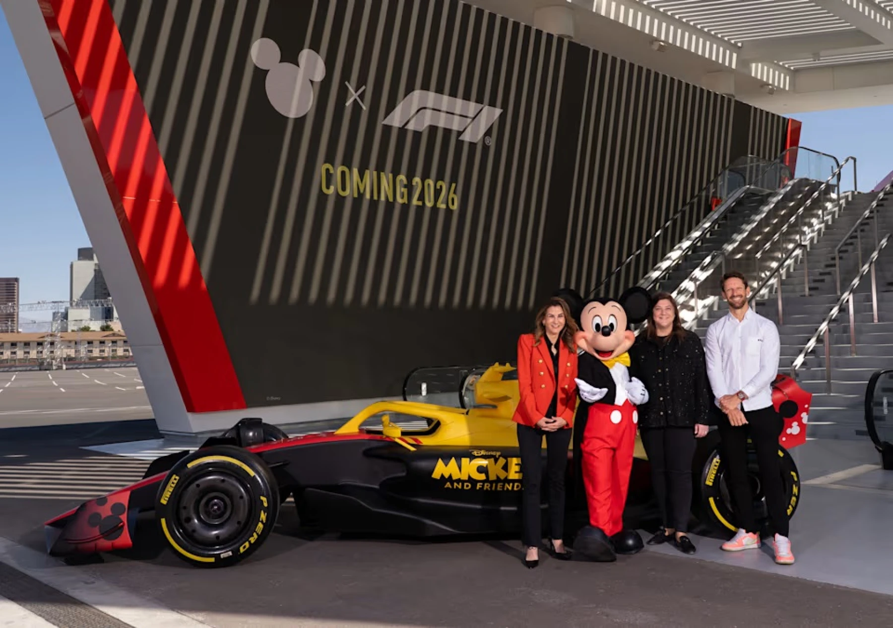image Collaboration Disney x F1