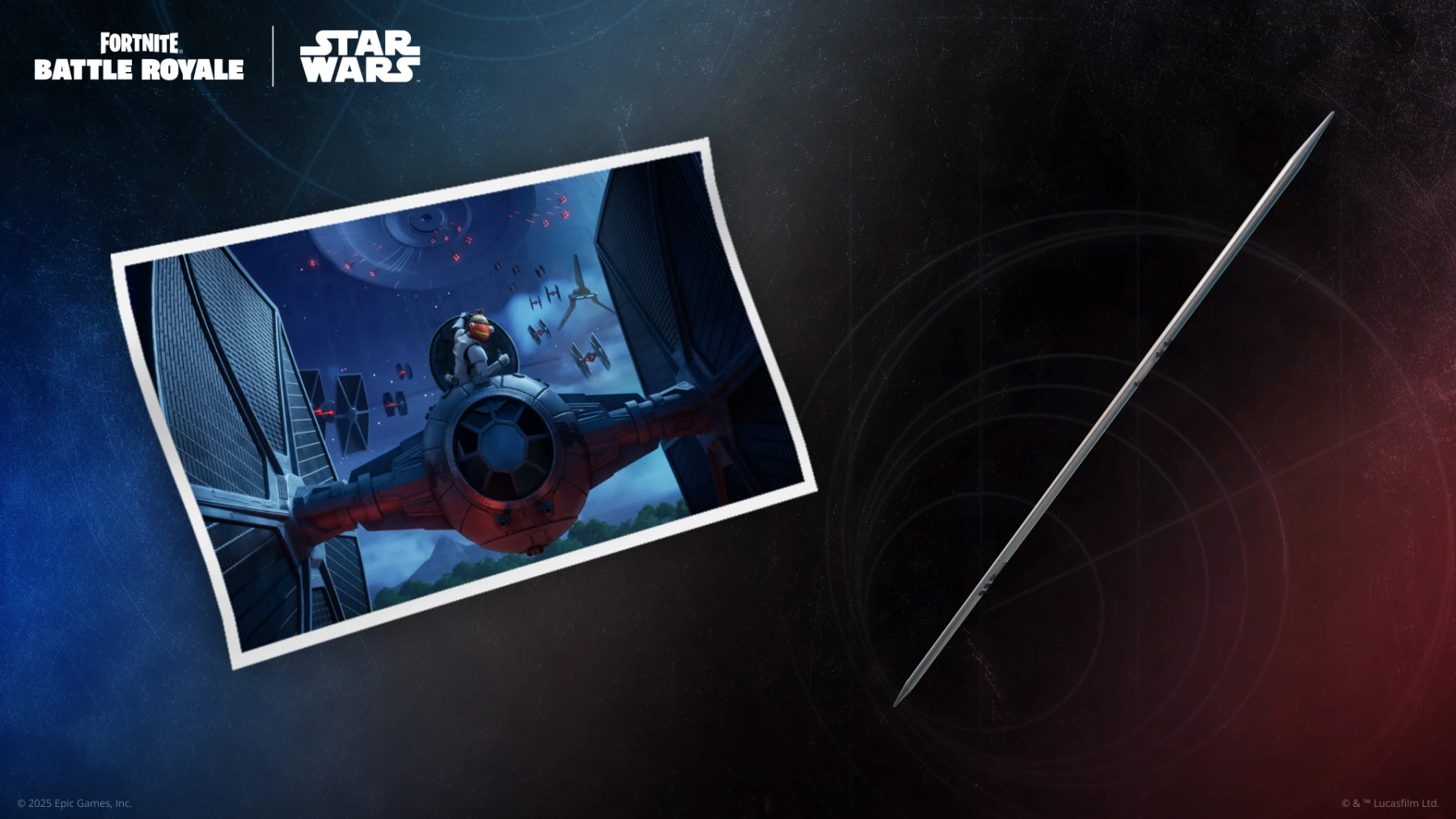 image du jeu Fortnite avec l'événement sabotage de l'étoile de la mort