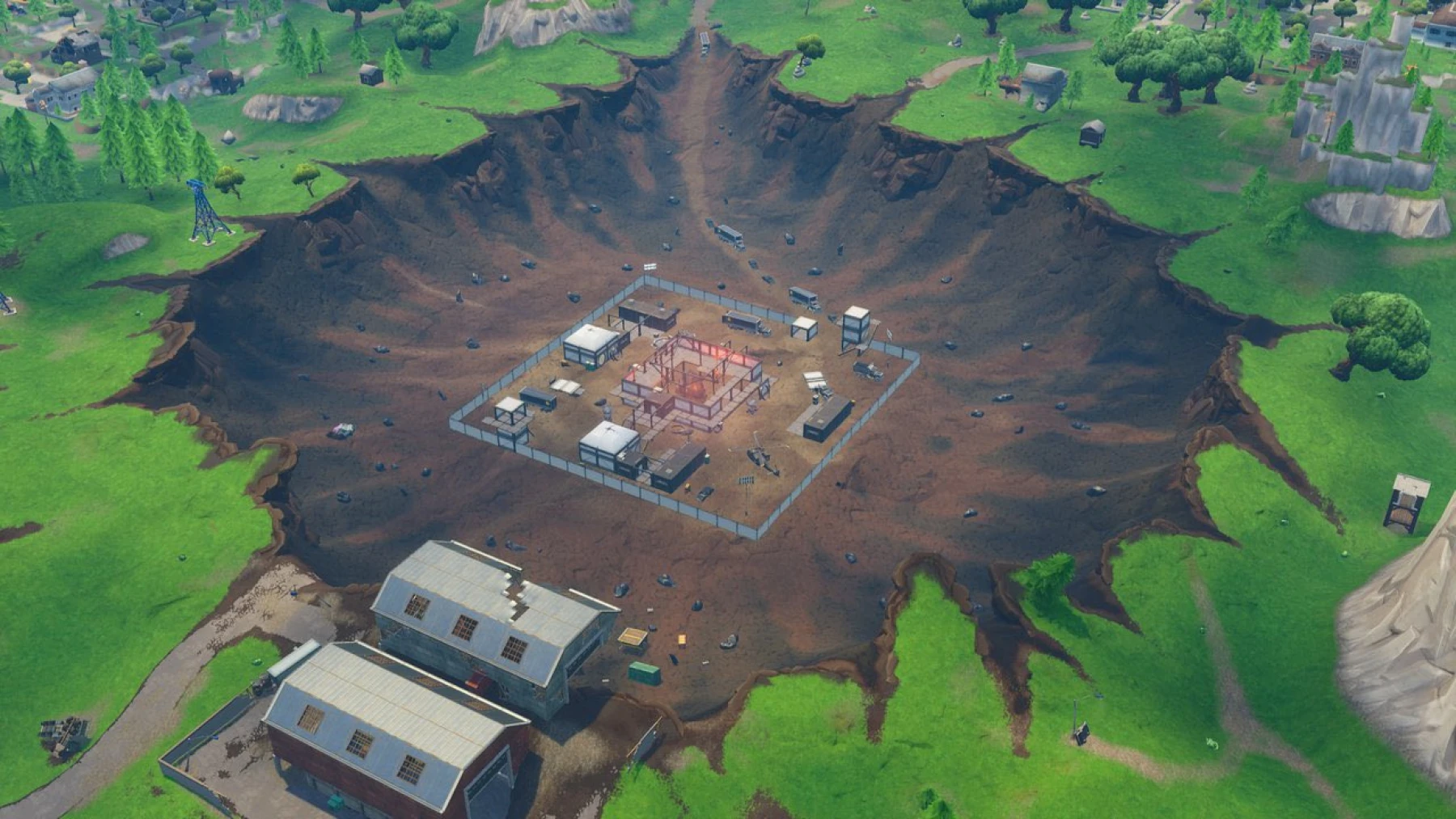 Tilted Divot