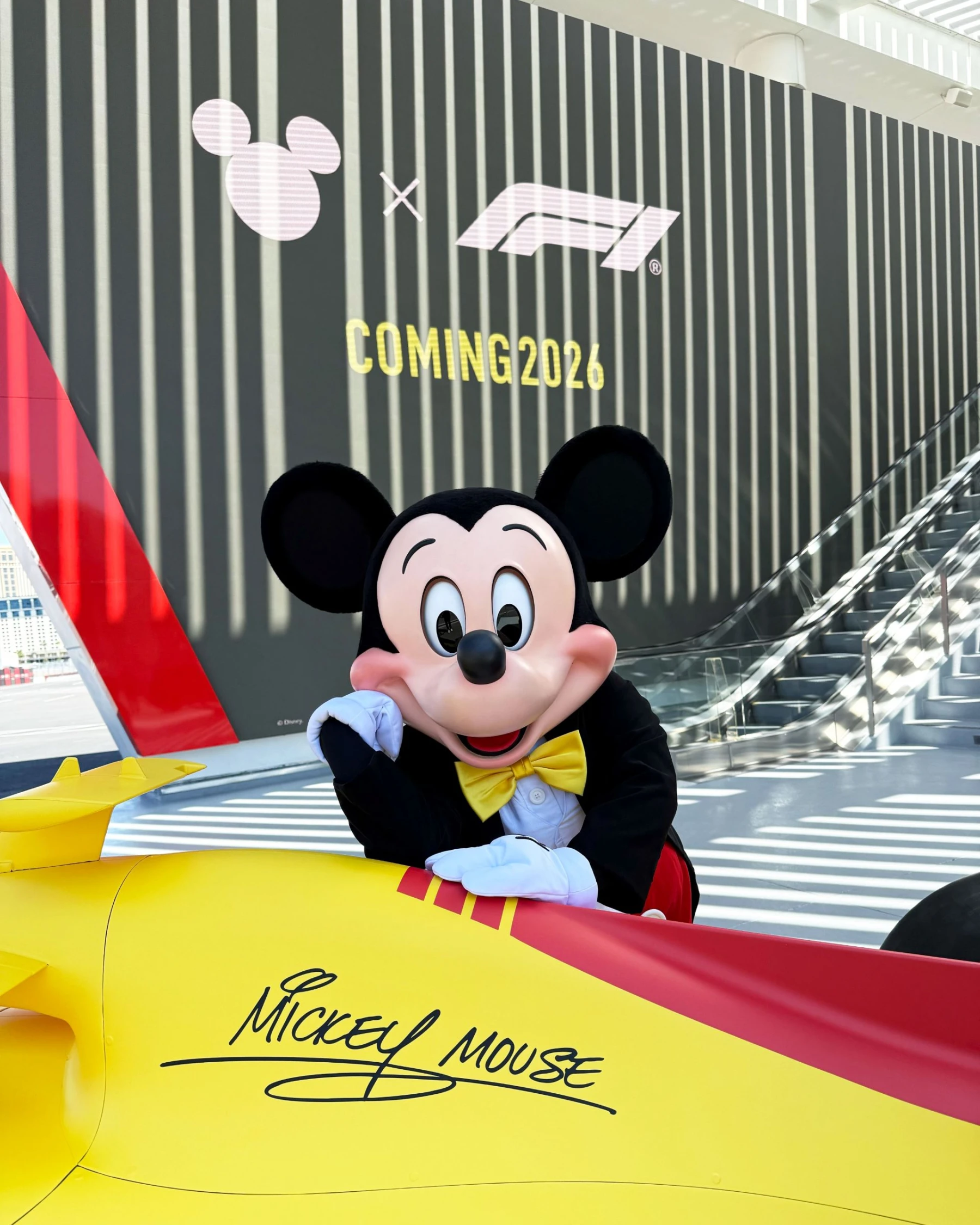 image Collaboration Disney x F1