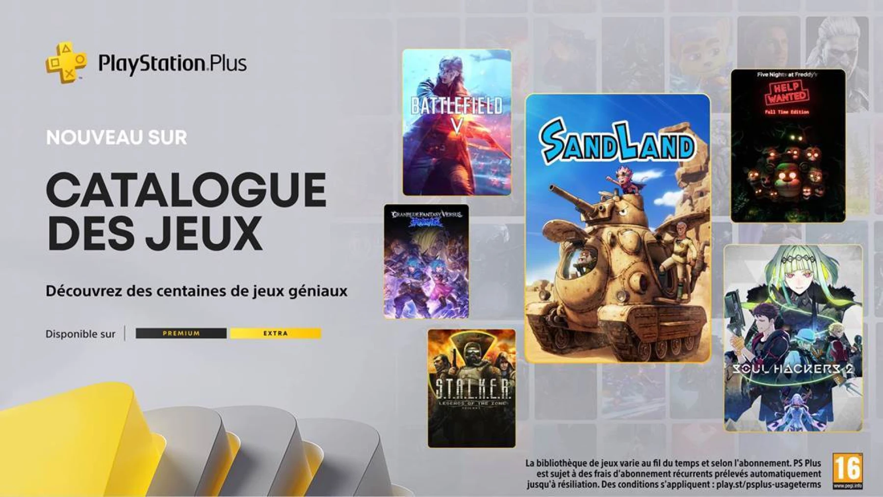 Image PlayStation Plus, disponibles pour les abonnés Extra et Premium Image PlayStation Plus, disponibles pour les abonnés Extra et Premium