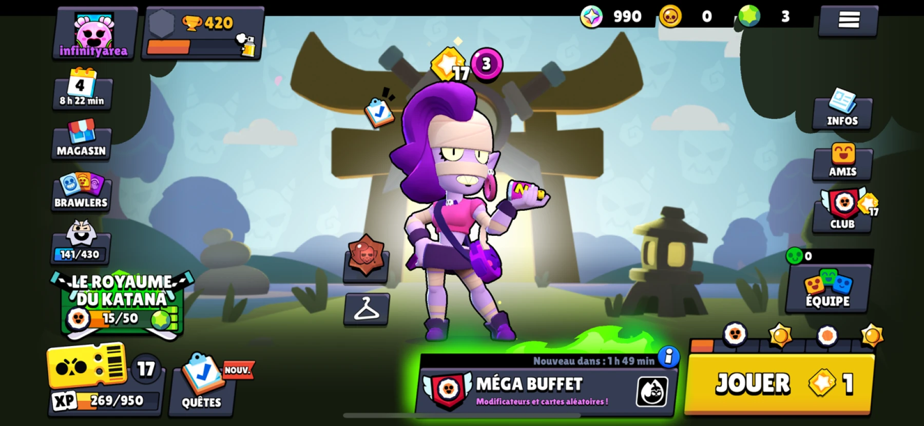 Le royaume du Katana Brawl Stars Le royaume du Katana Brawl Stars