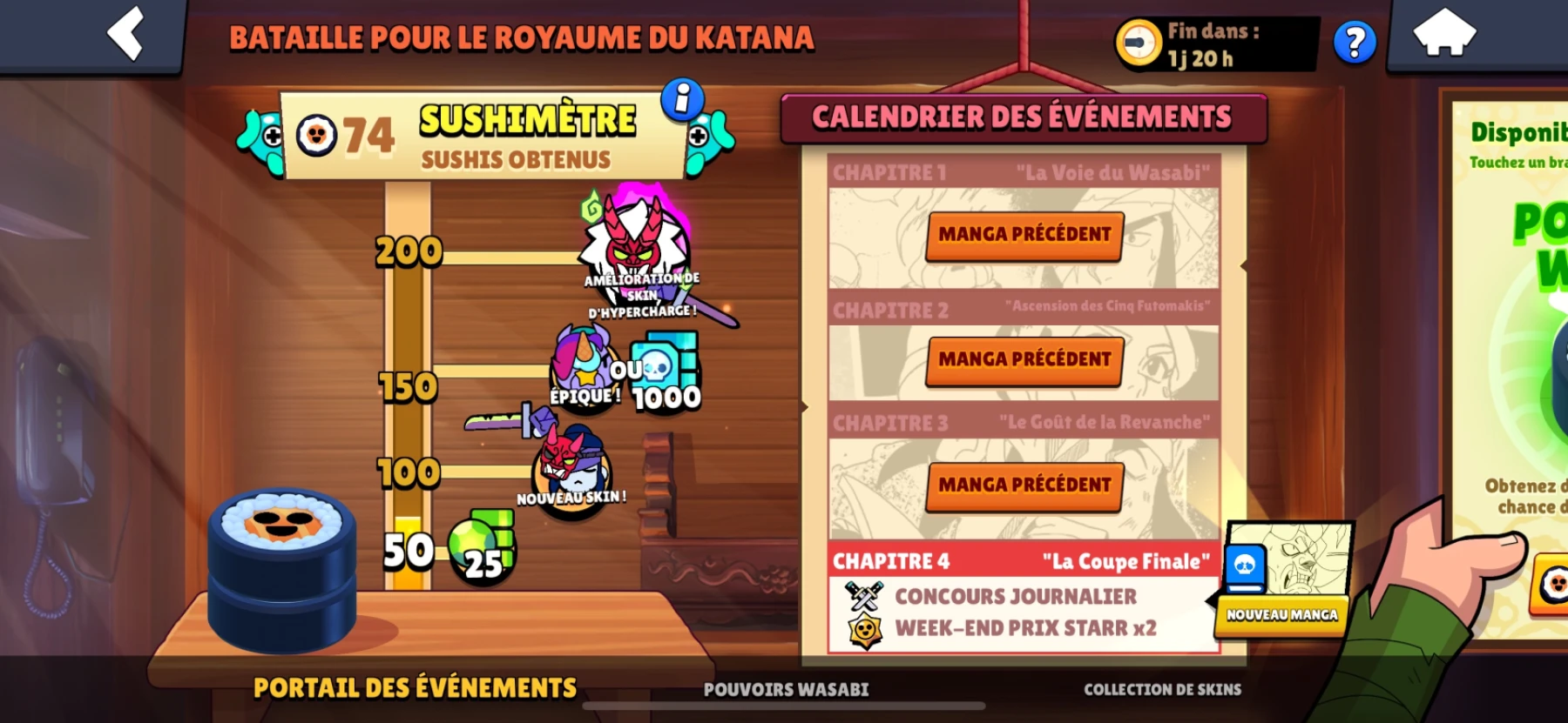 Prolongation surprise pour l’événement Le royaume du katana de Supercell