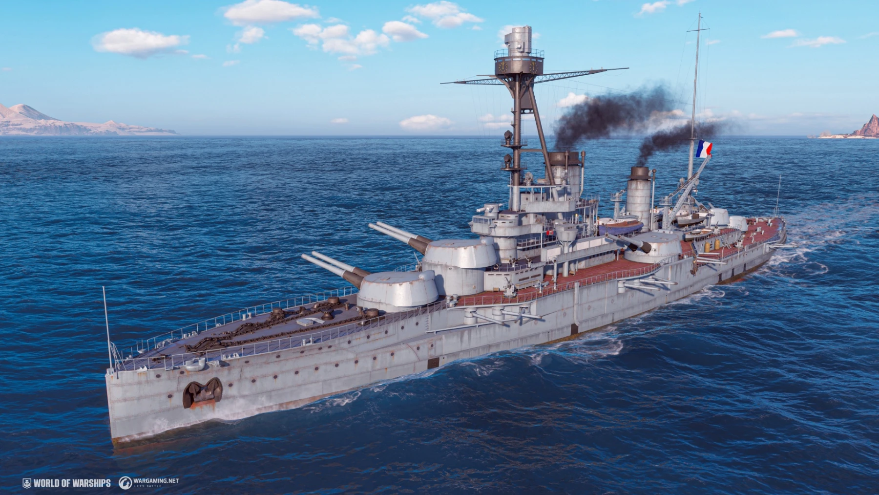 World of Warships — Pack Butin épique Courbet