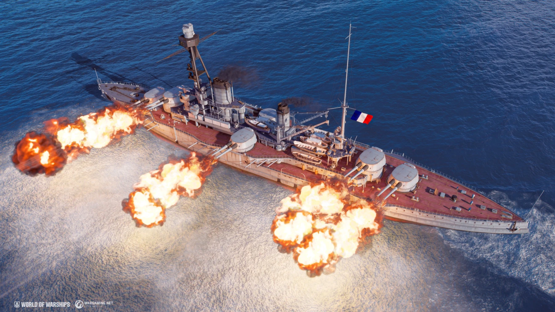 World of Warships — Pack Butin épique Courbet