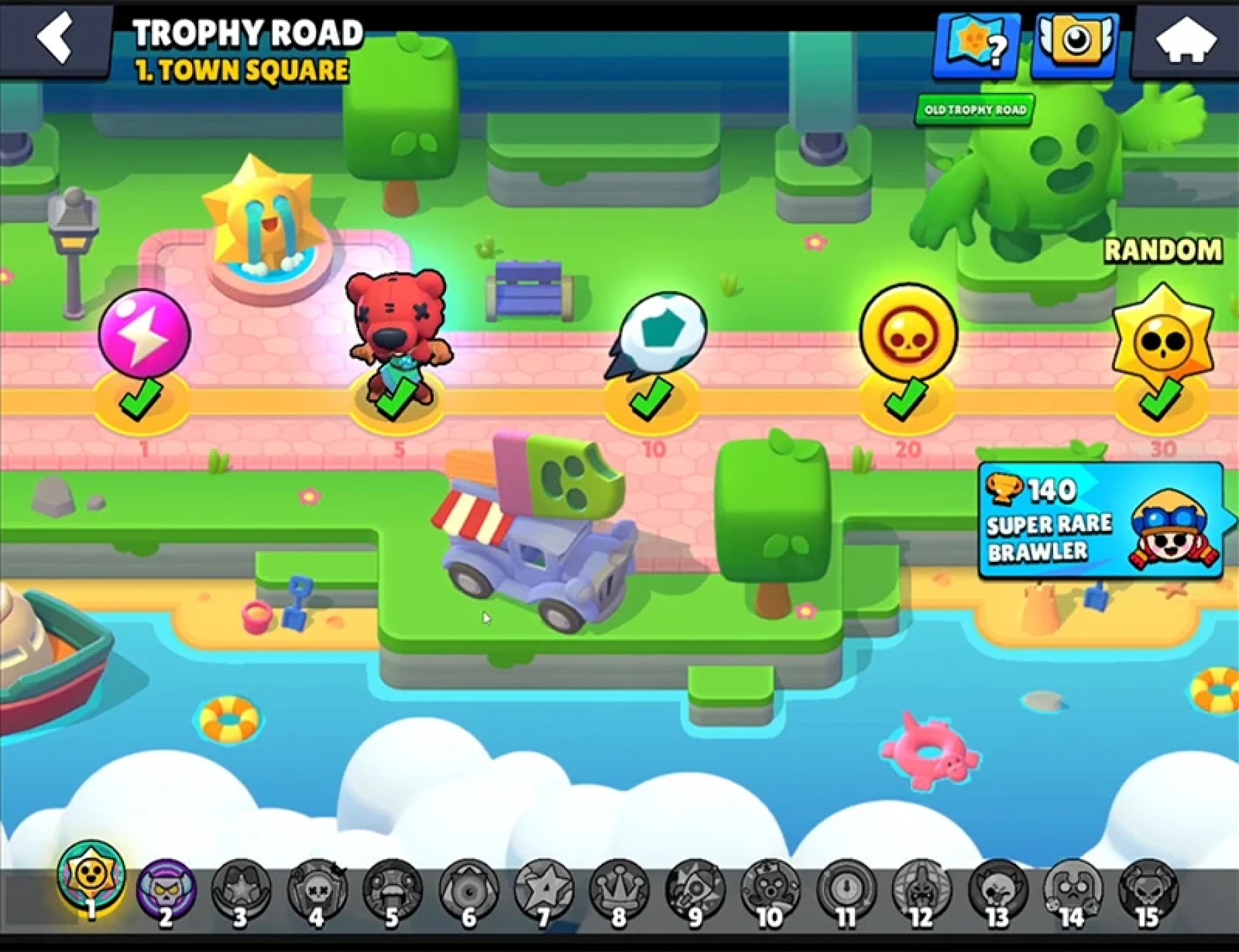Route nouvelle des récompenses sur Brawl Stars