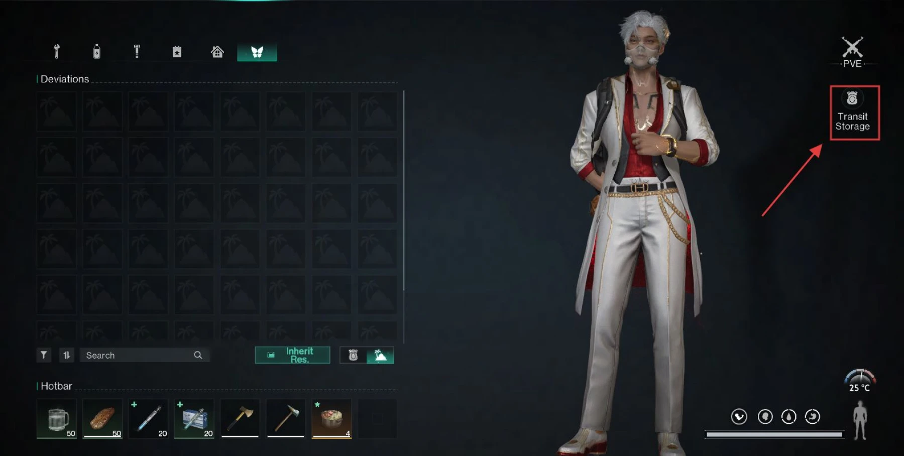 Once Human image de la récupération d'objet dans le jeu Once Human