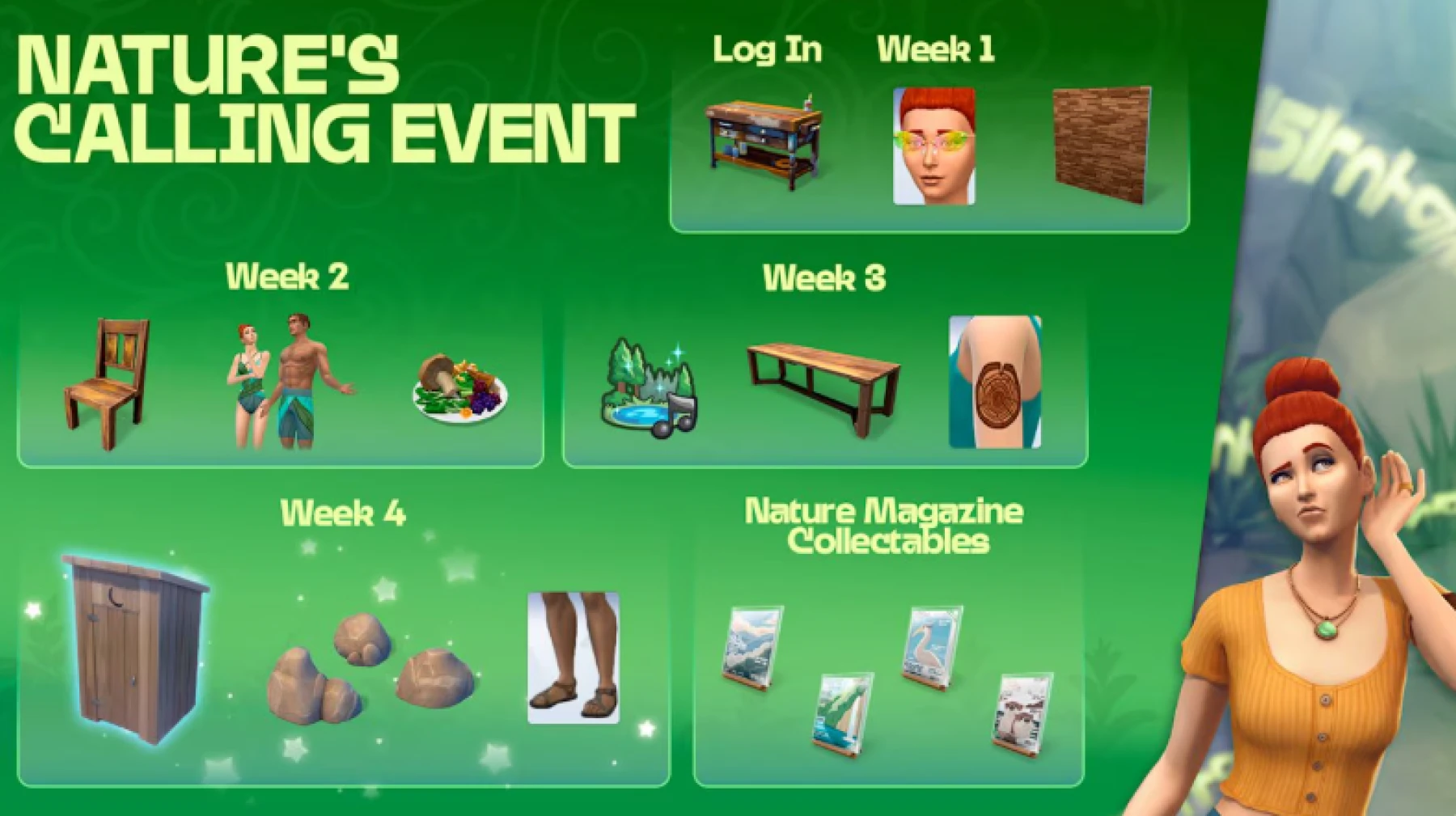 Images Les Sims 4 - Événement : L’appel de la nature