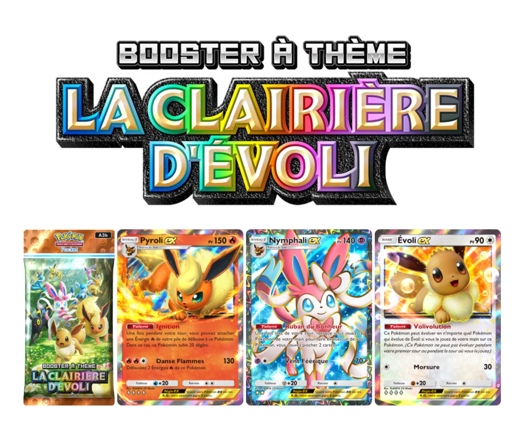 eu de Cartes à Collectionner Pokémon Pocket : La Clairière d’Évoli