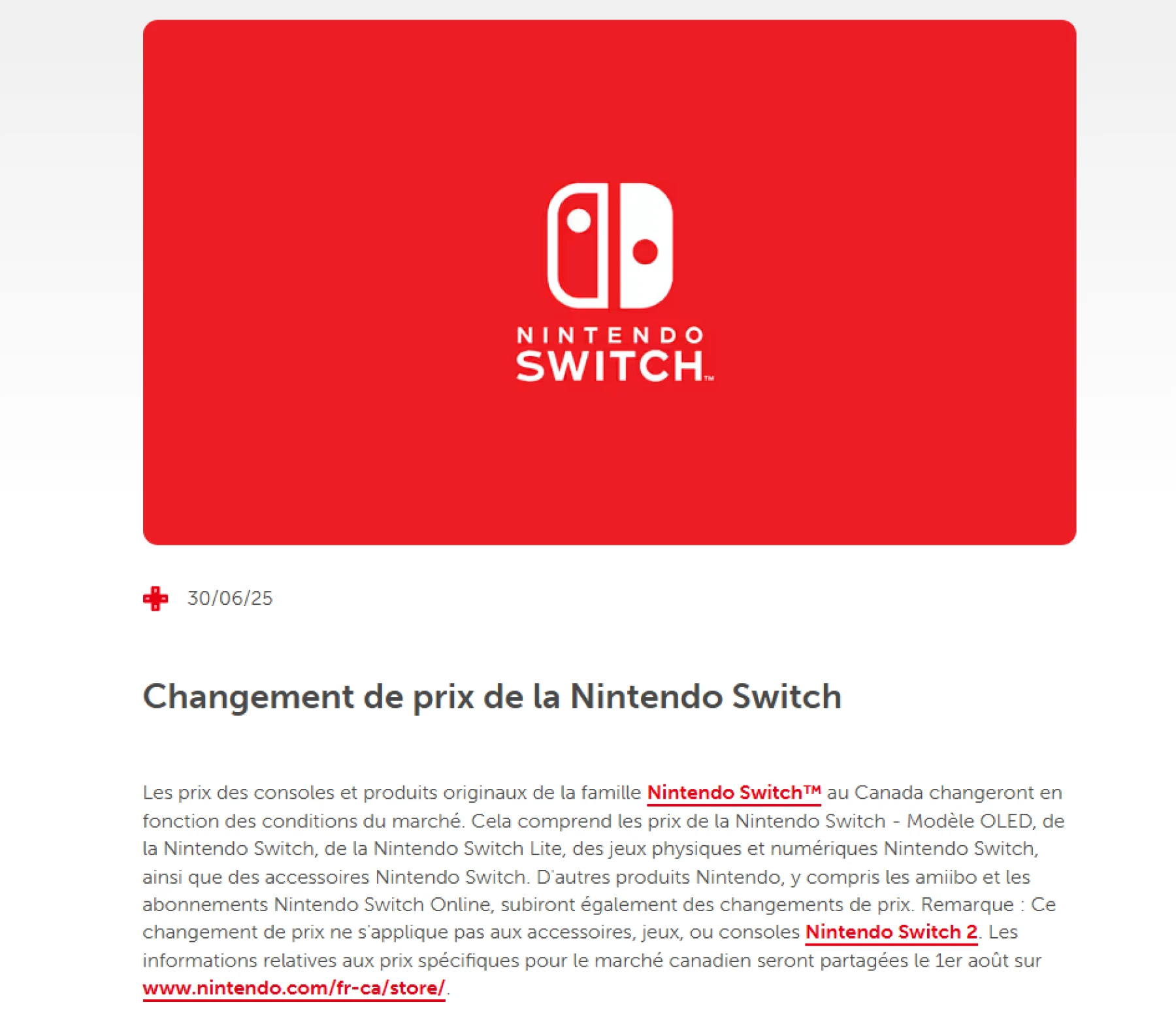 Nintendo Switch Nintendo Switch