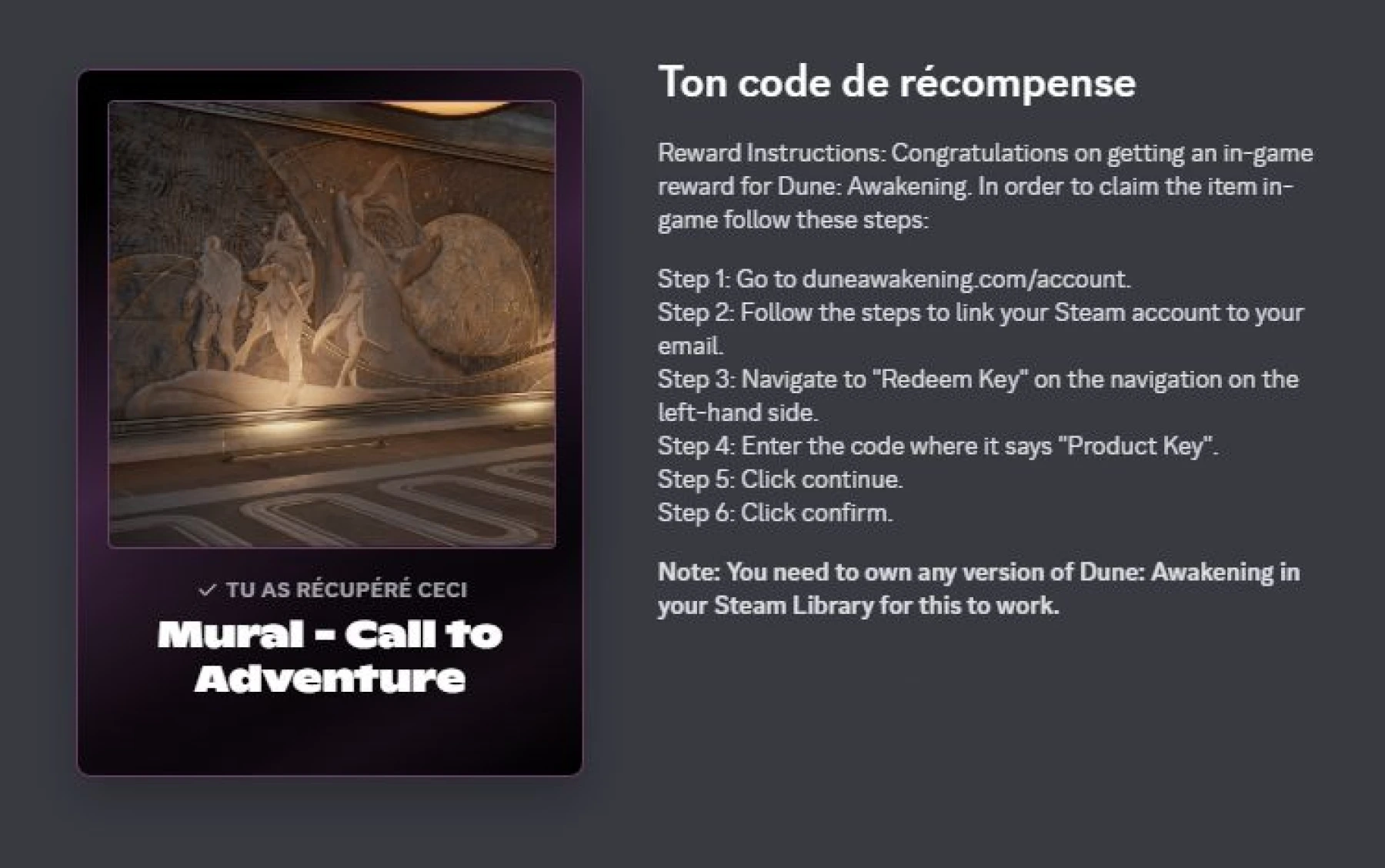 Quête Discord Dune Awakening Quête Discord Dune Awakening