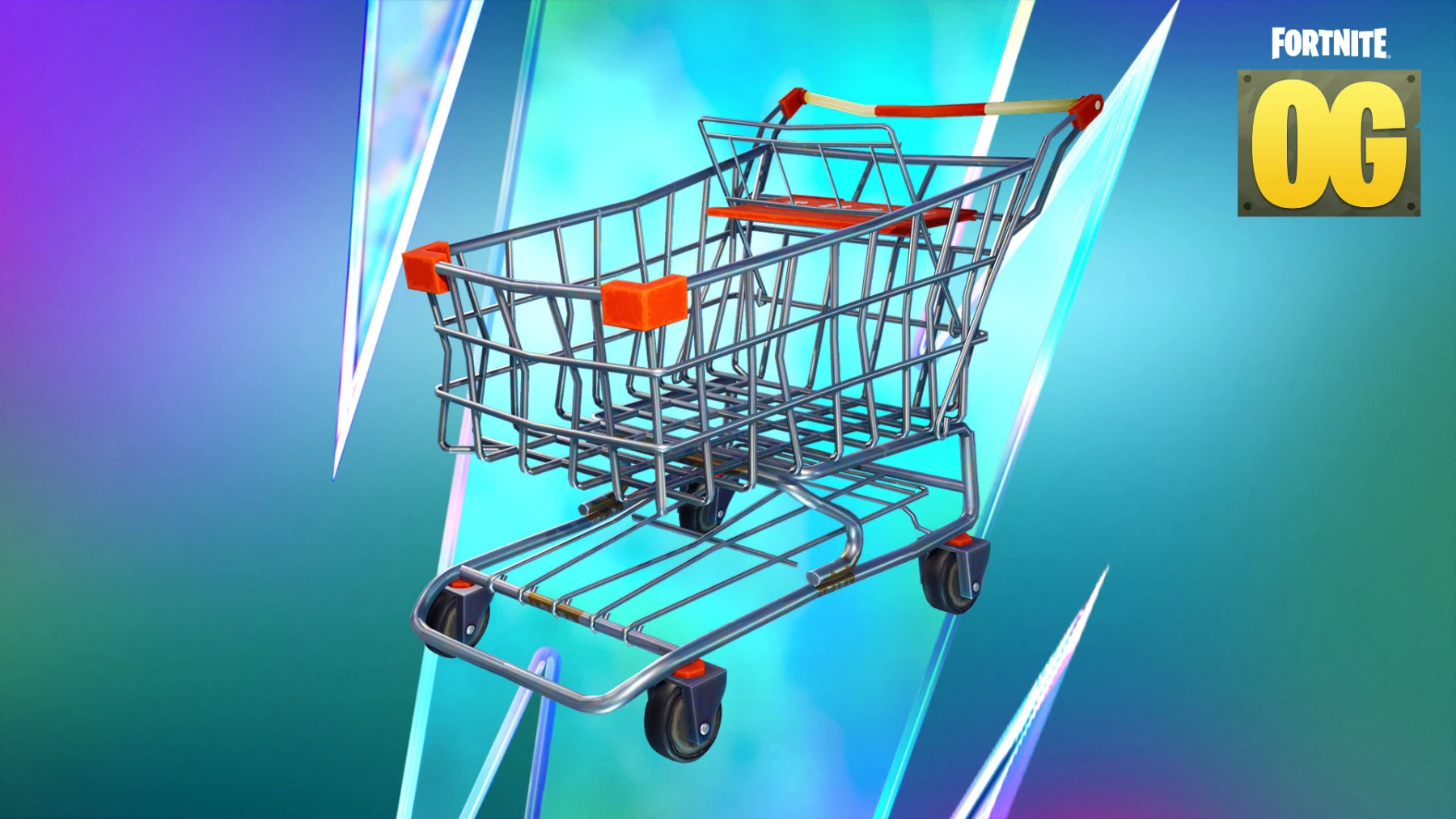 Fortnite - Chapitre 1 Saison 4 image du jeu Fortnite - Chapitre 1 Saison 4 - chariot de supermarché