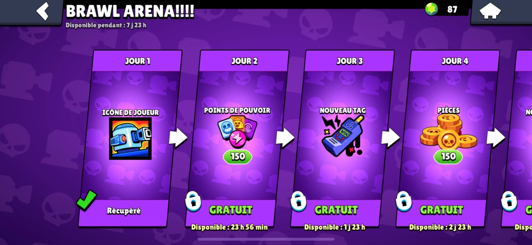 Brawl Stars pin gratuit Brawl Stars pin gratuit