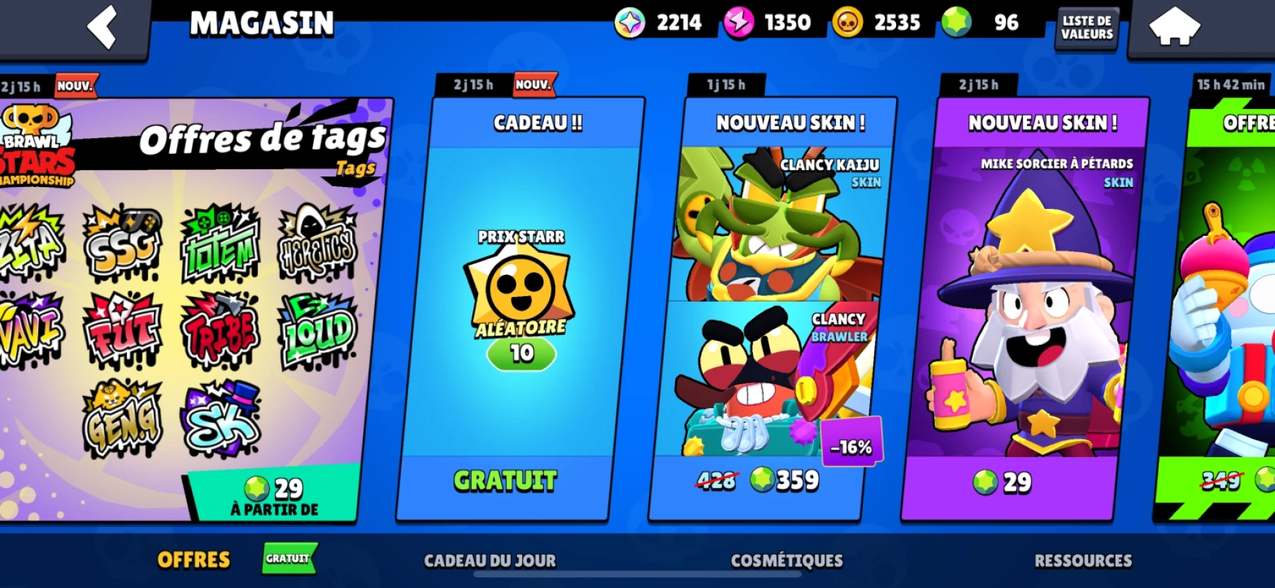 10 FREE STARR DROPS Brawl Stars