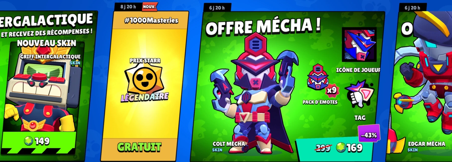 Prix Starr légendaire gratuite Brawl Stars