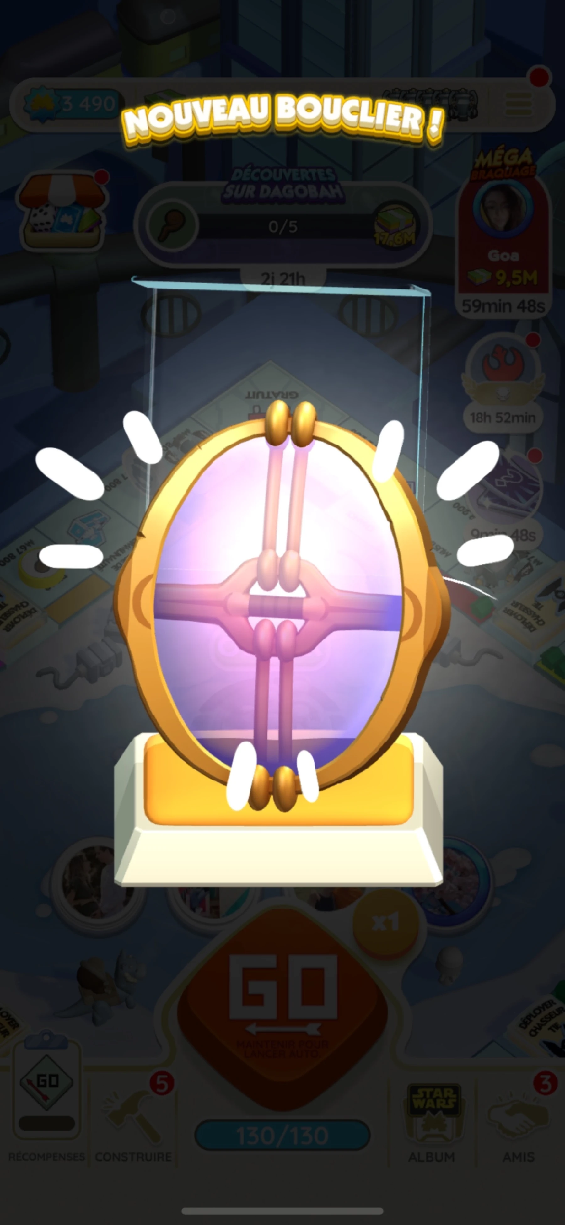 Bouclier Monopoly GO Bouclier Monopoly GO