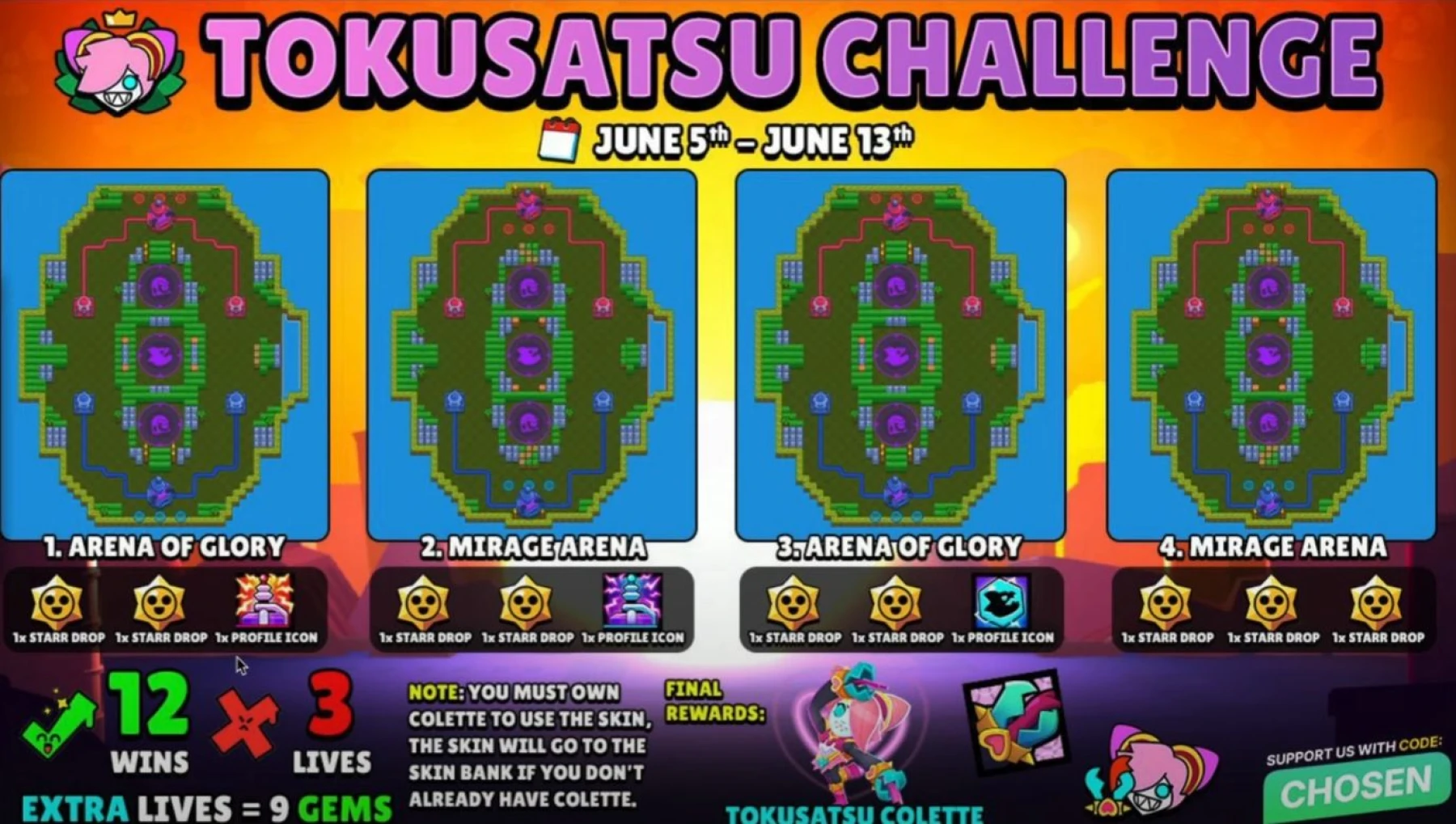 Skin gratuit Brawl Stars