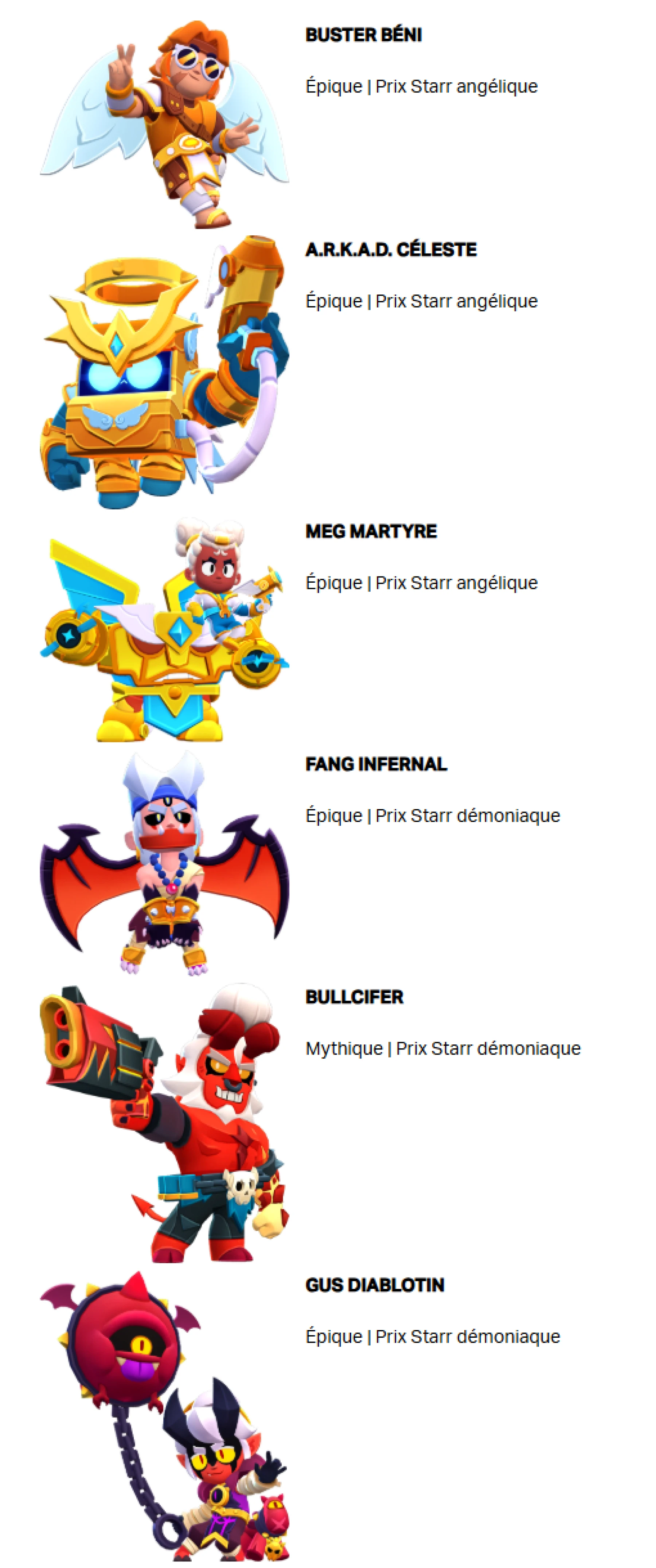 Prix Starr angélique