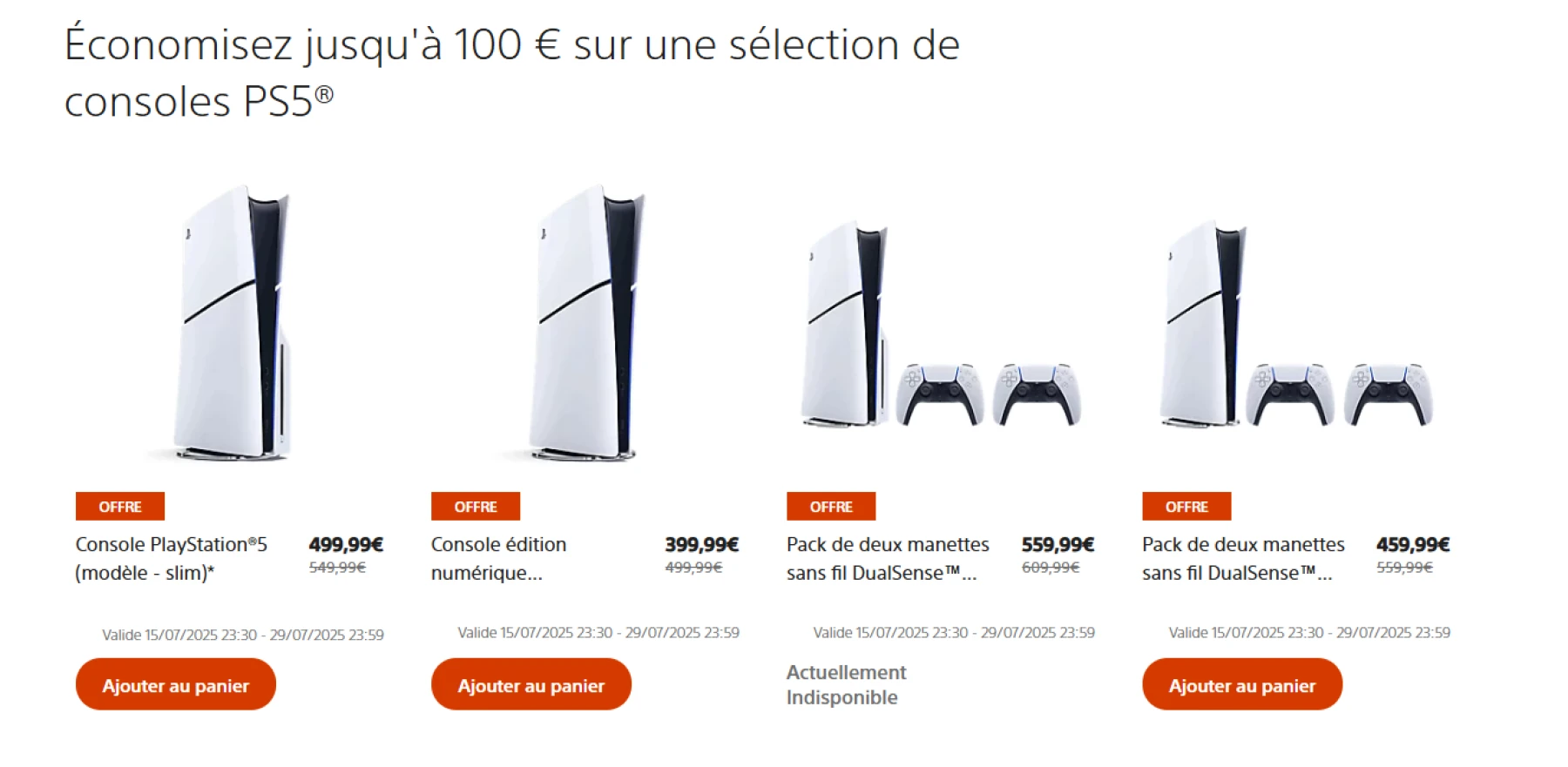 consoles PS5 consoles PS5