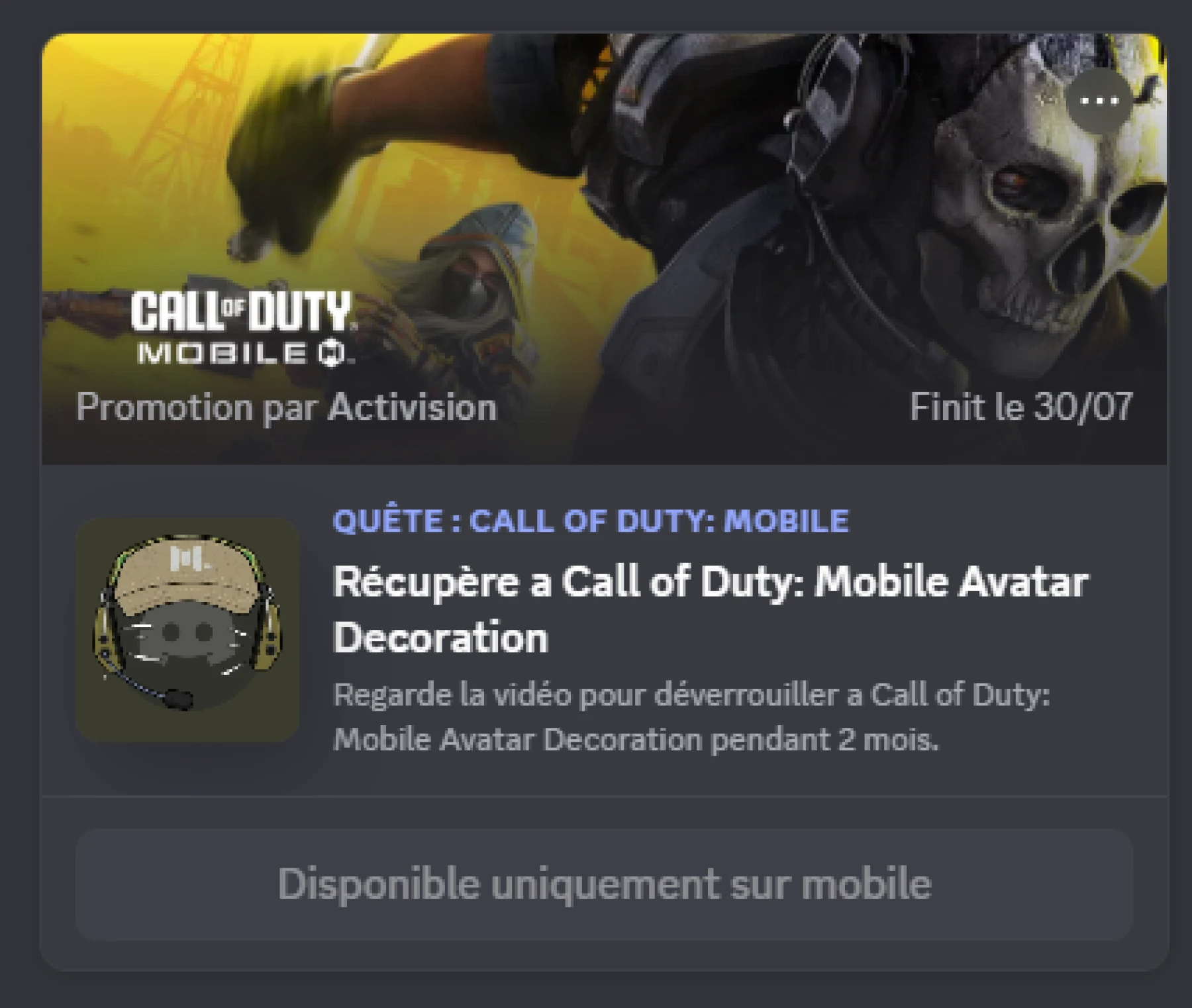 COD MOBILE x Discord COD MOBILE x Discord
