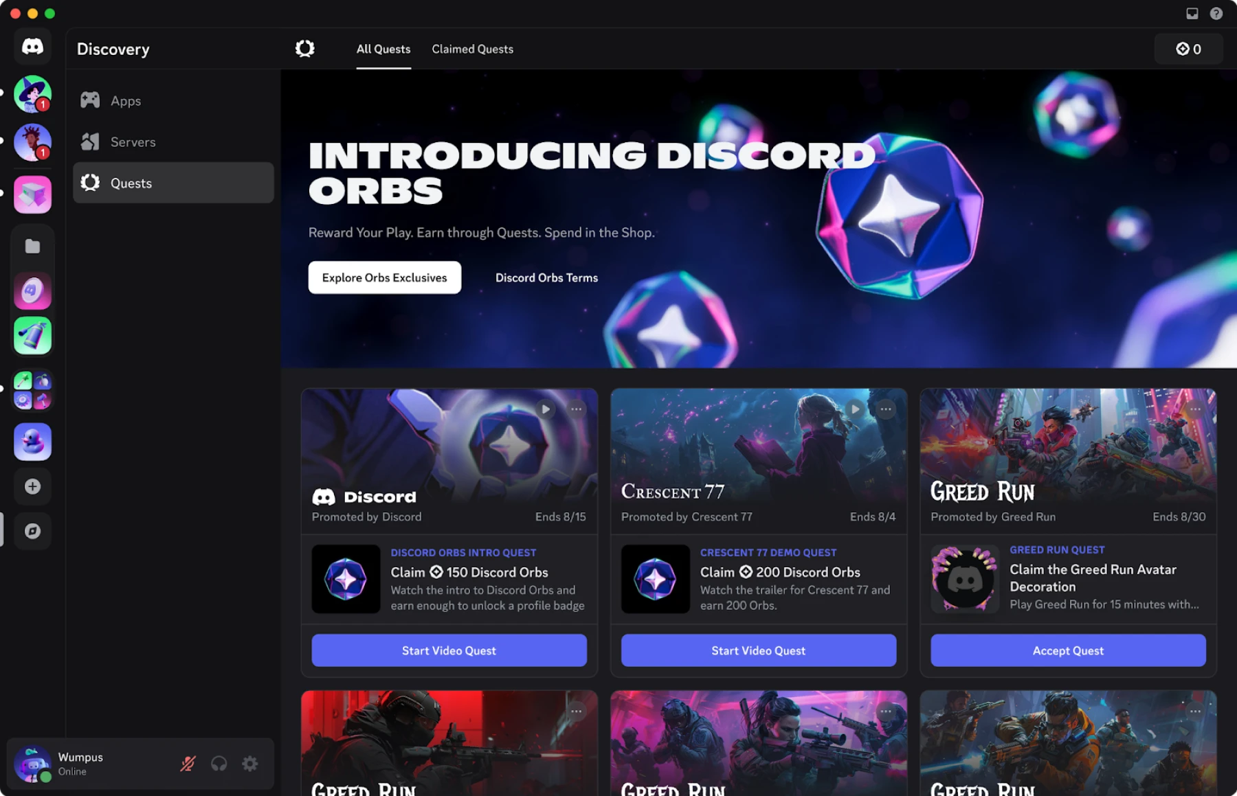 Discord Orbs Discord Orbs