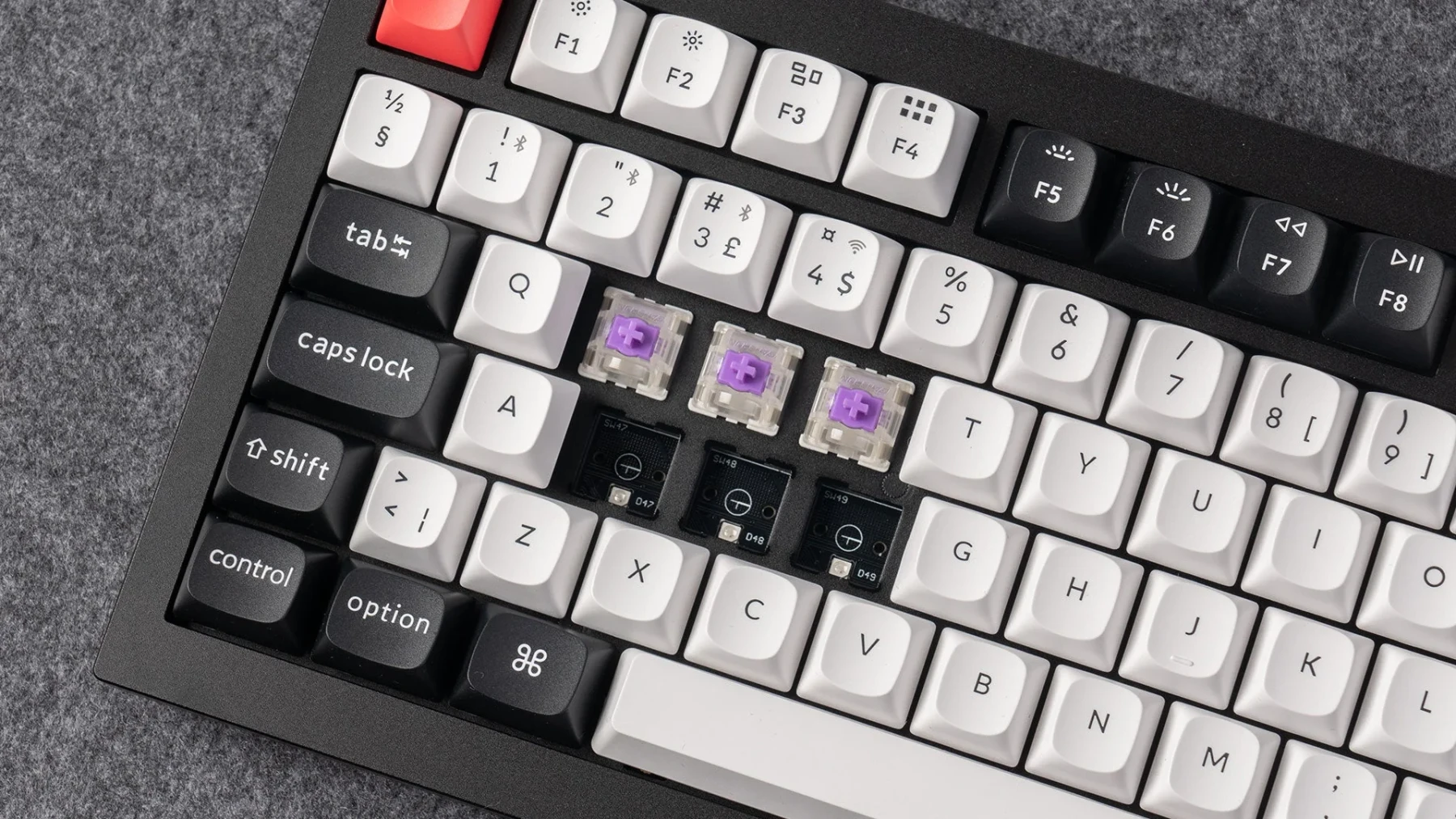 image du Keychron Q1 HE en QWERTY