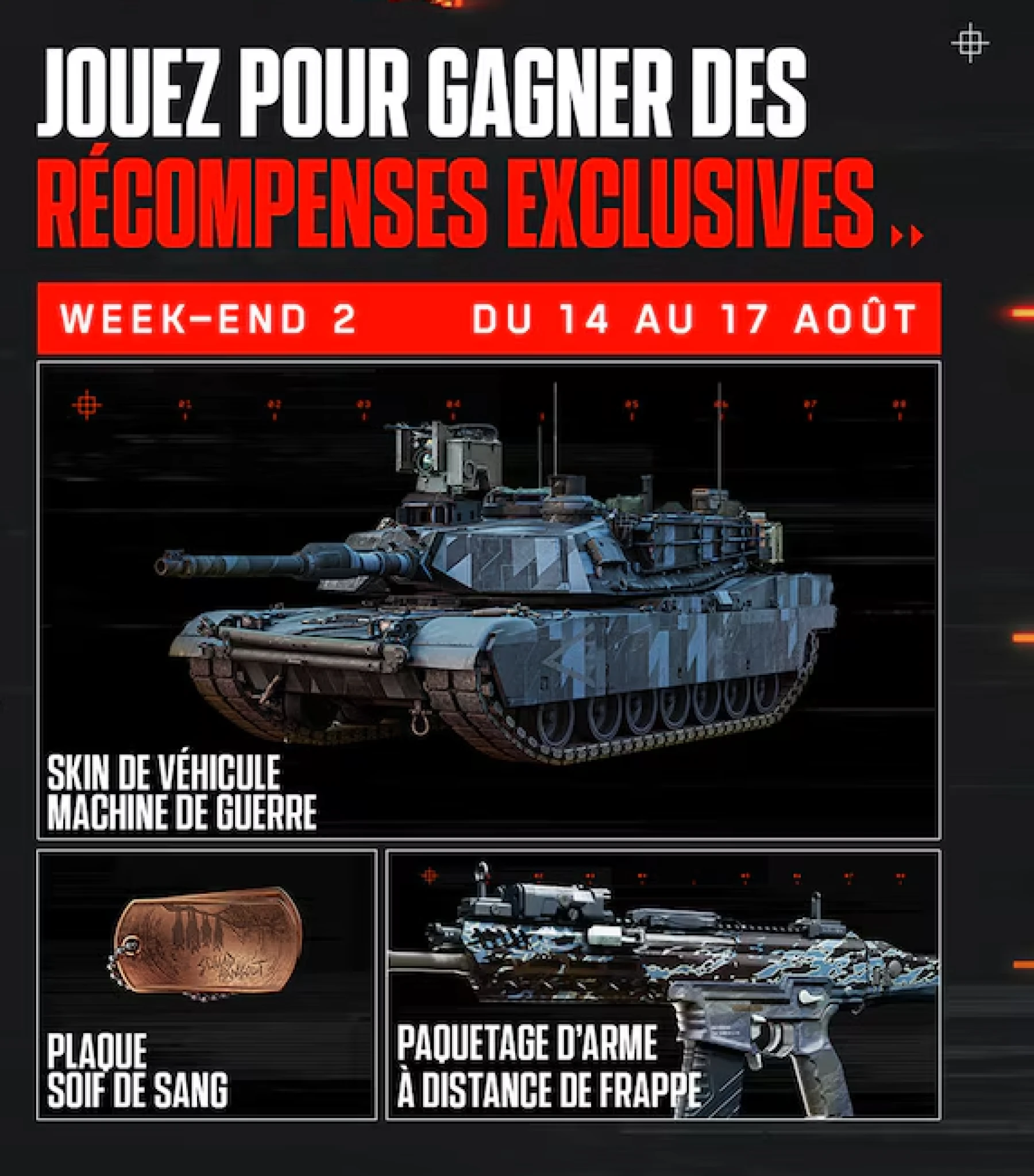 Récompenses Week-2 BF6 Récompenses Week-2 BF6