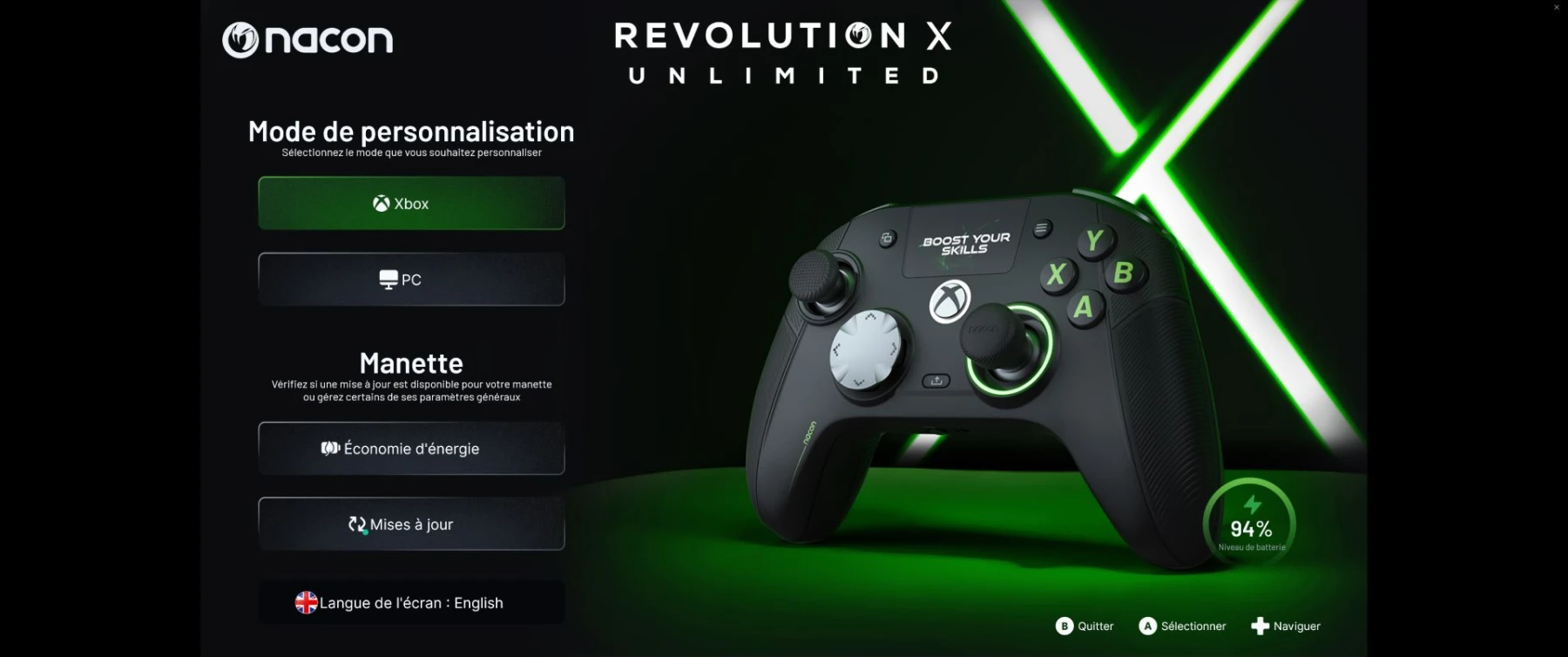 Nacon Revolution X Unlimited image de la manette Nacon Revolution X Unlimited
