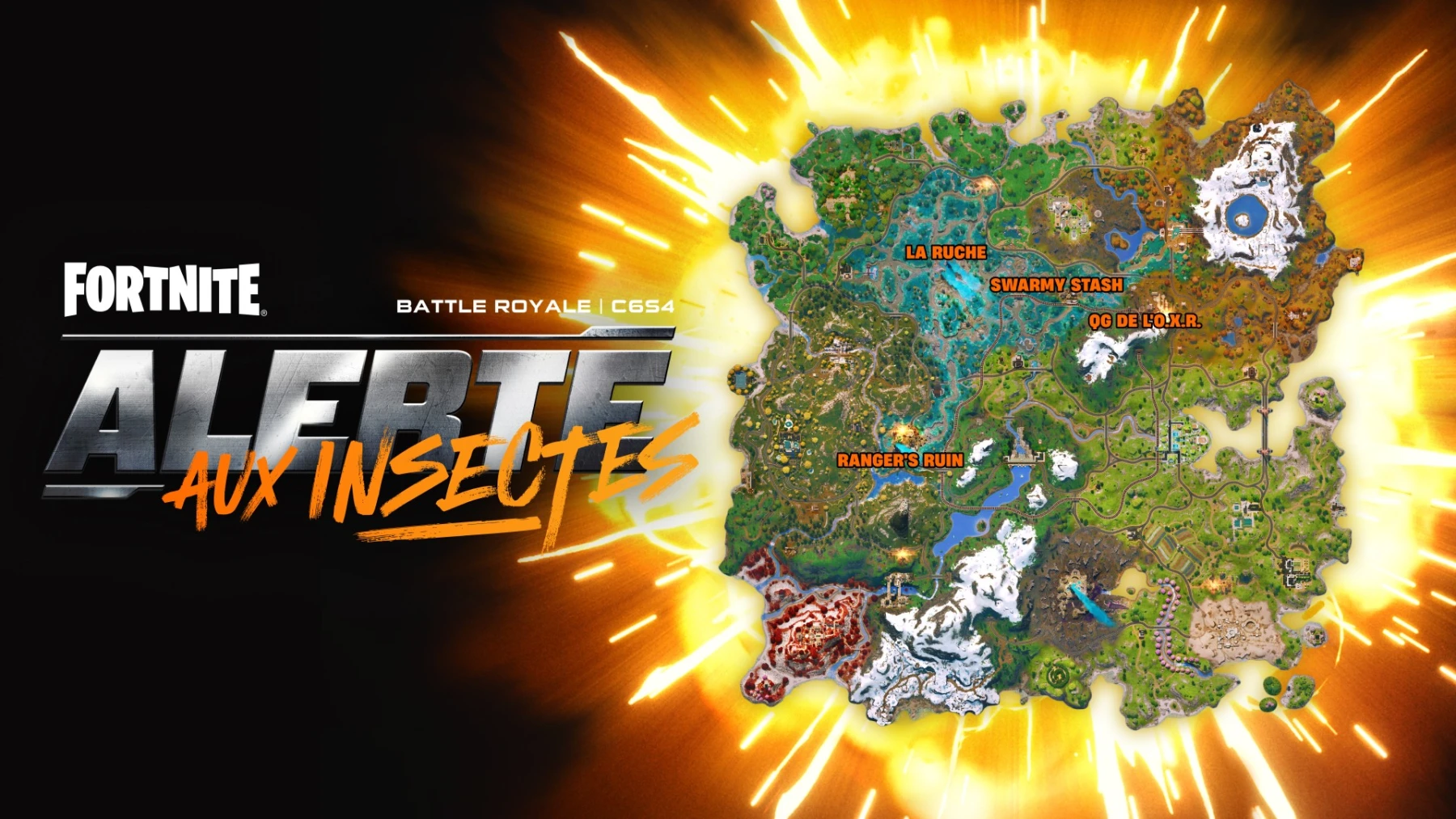 Fortnite BR Chapitre 6 - Saison 4 : Alerte aux insectes Fortnite BR Chapitre 6 - Saison 4 : Alerte aux insectes