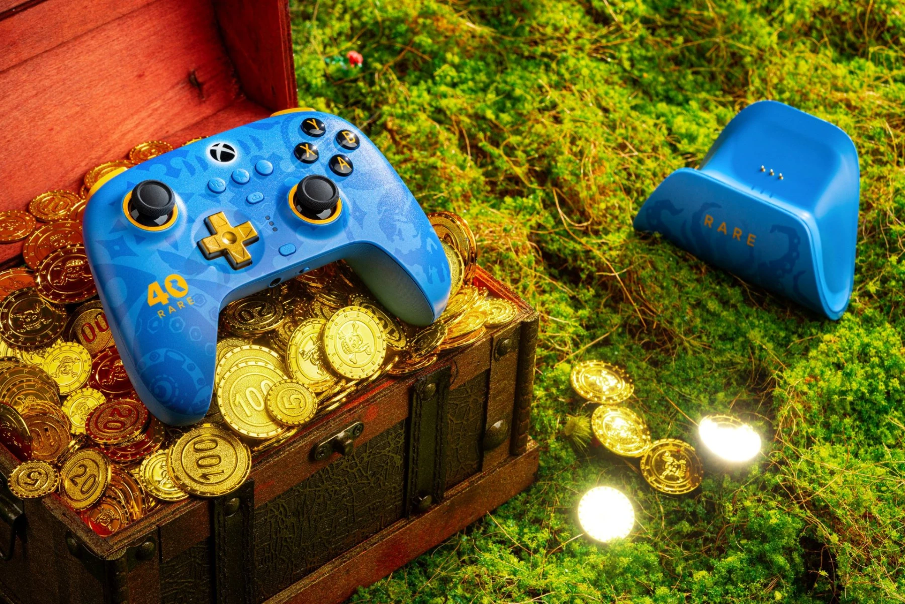 image de la manette anniversaire des 40 ans de Rare