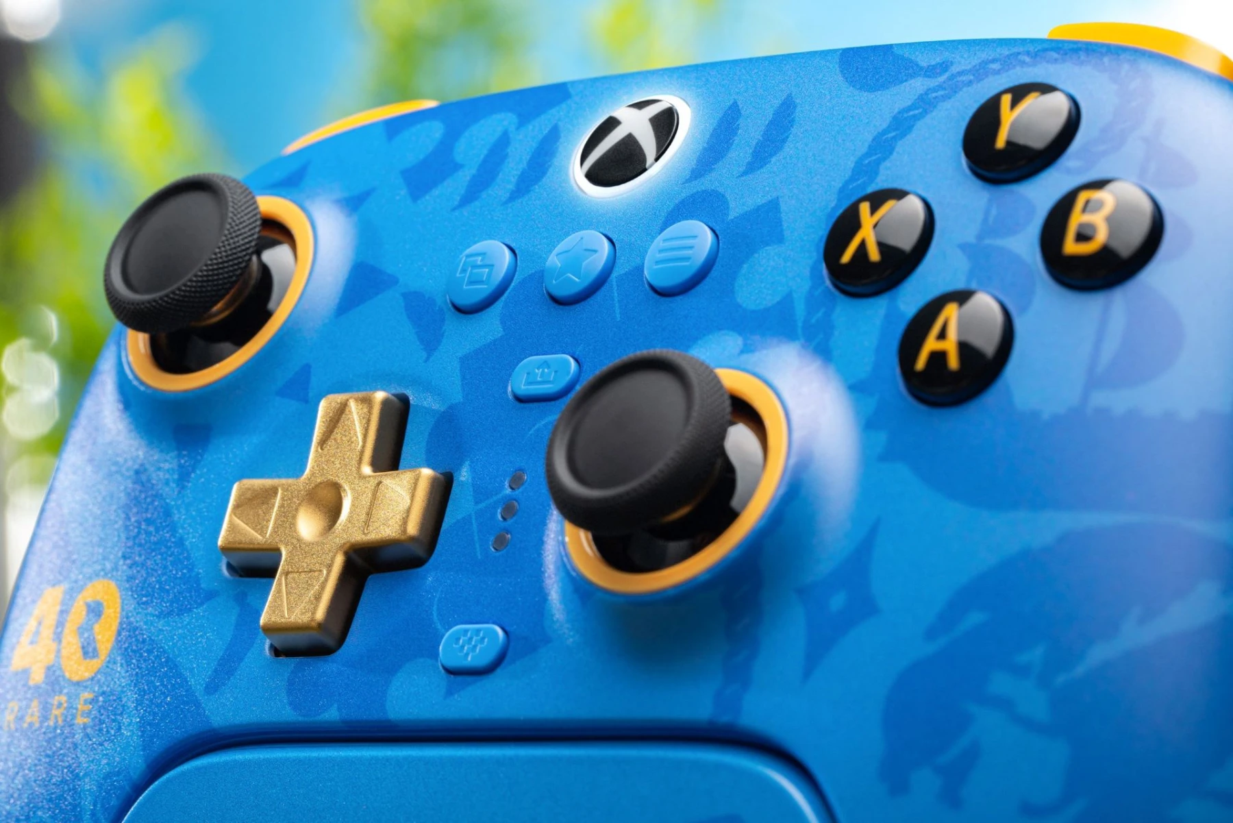 image de la manette anniversaire des 40 ans de Rare