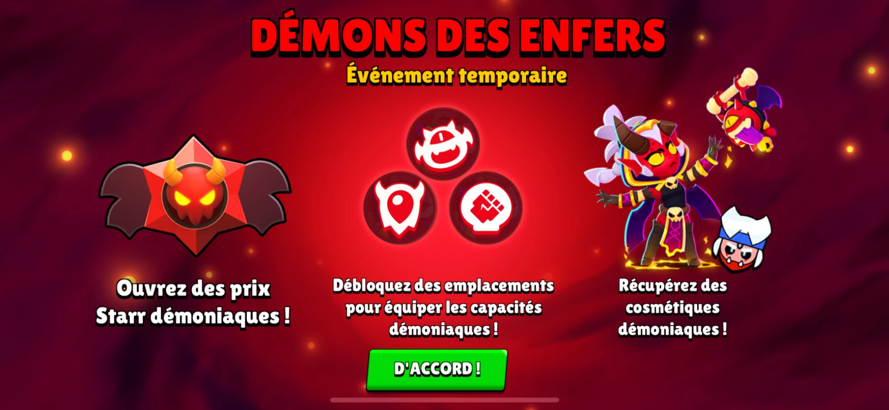 Brawl Stars événement démoniaque