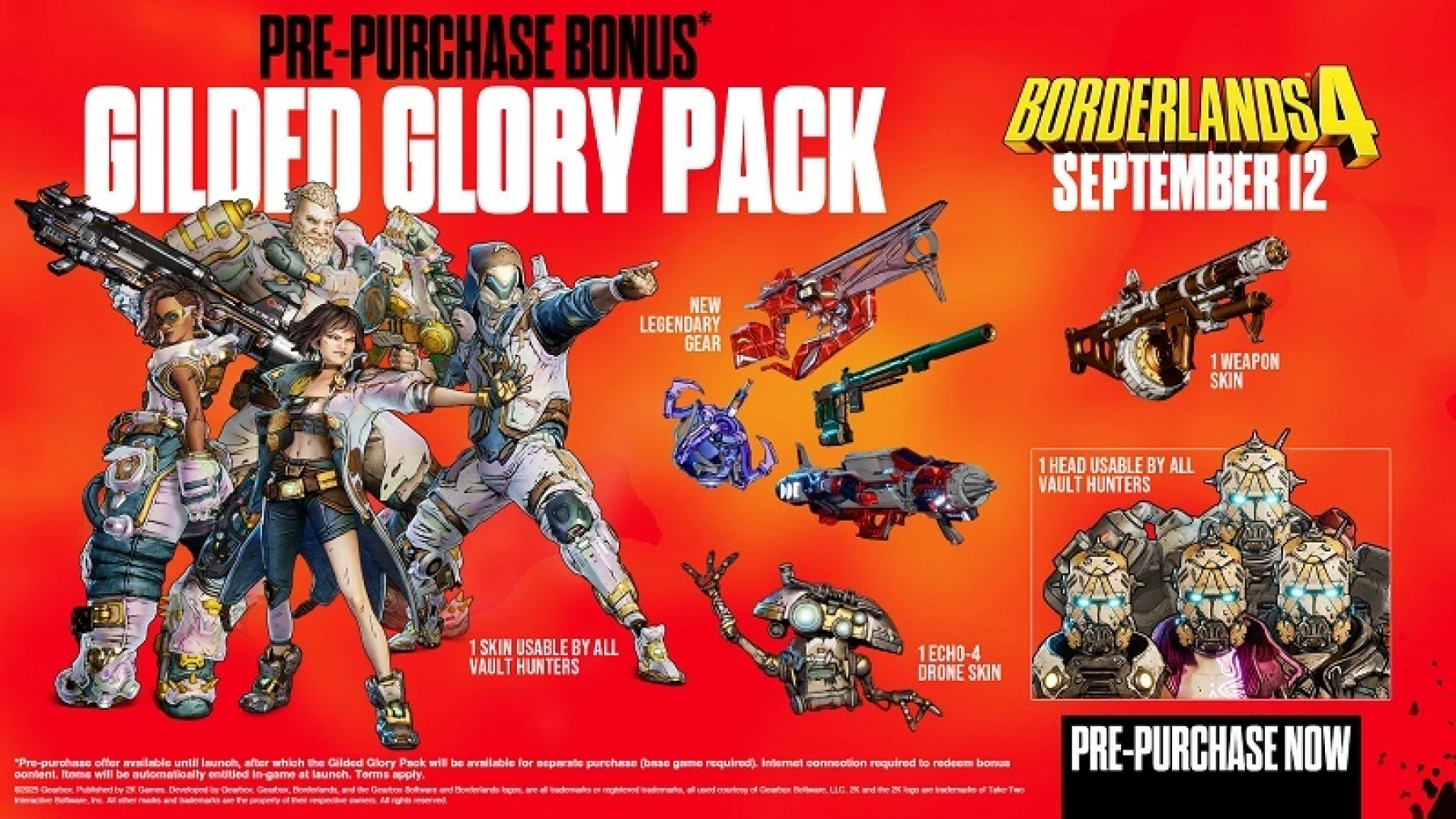 bonus de pré-achat de Borderlands 4