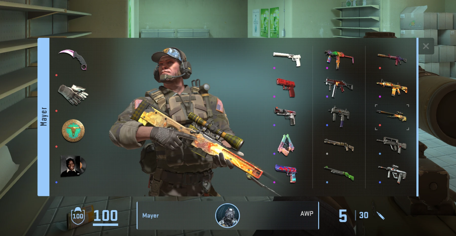 Spectator Loadout