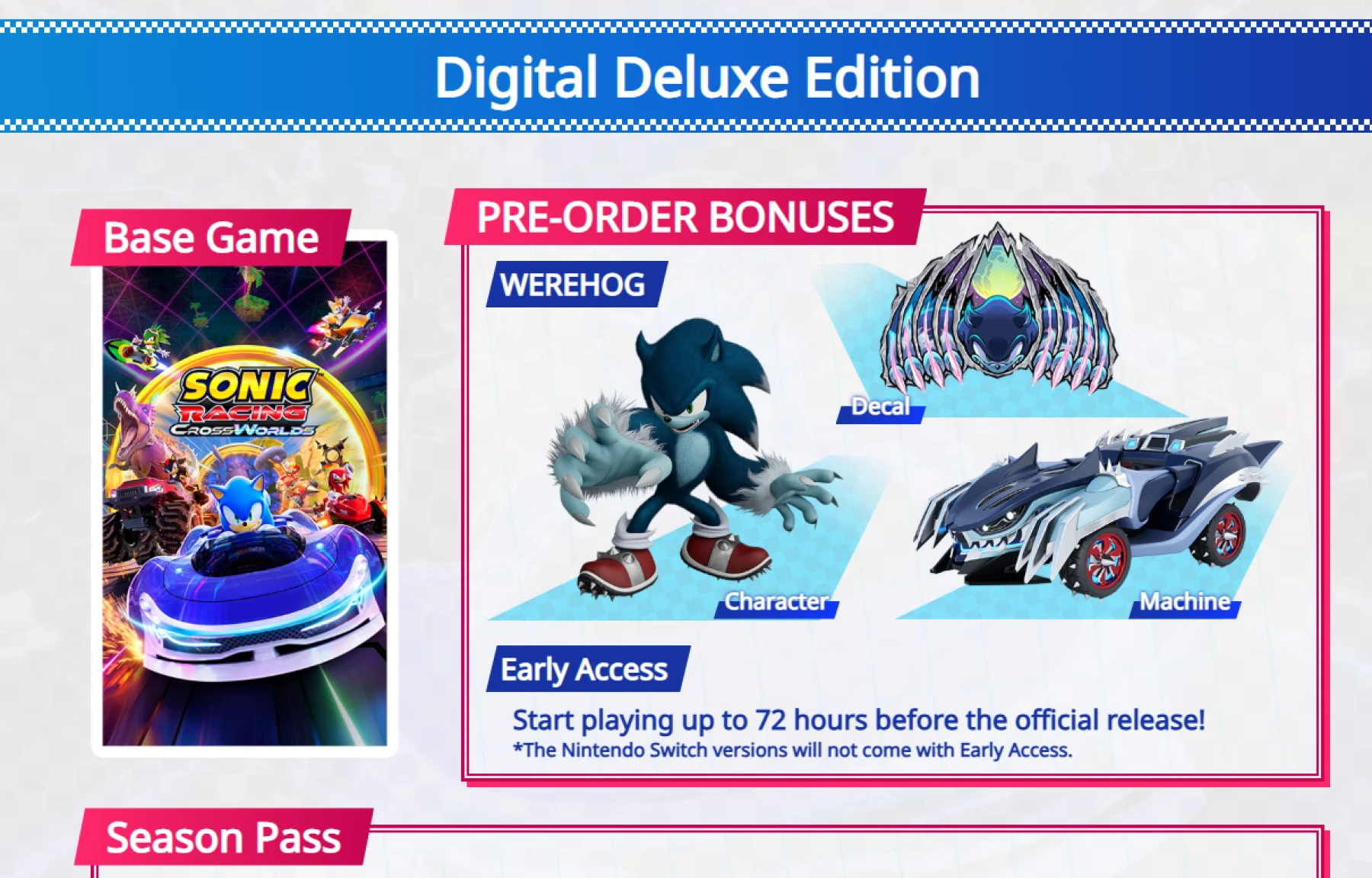 Deluxe Sonic Racing: CrossWorlds Deluxe Sonic Racing: CrossWorlds