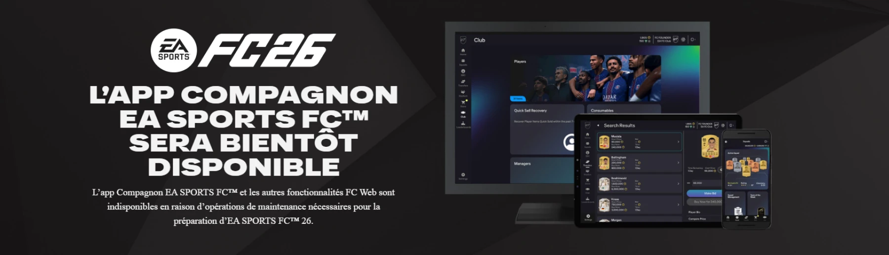 APP COMPAGNON EA SPORTS FC