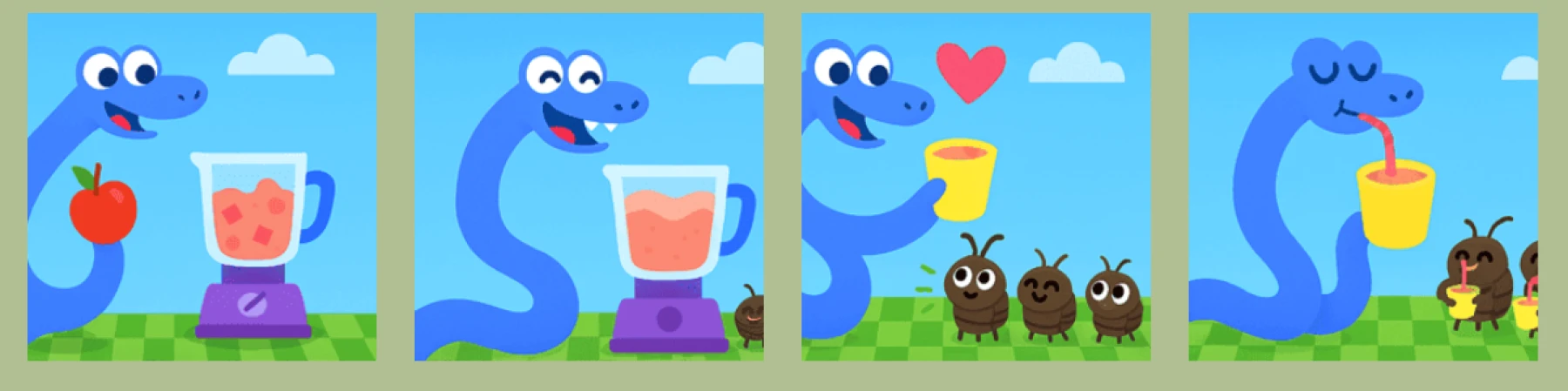 Google Snake Doodle Game