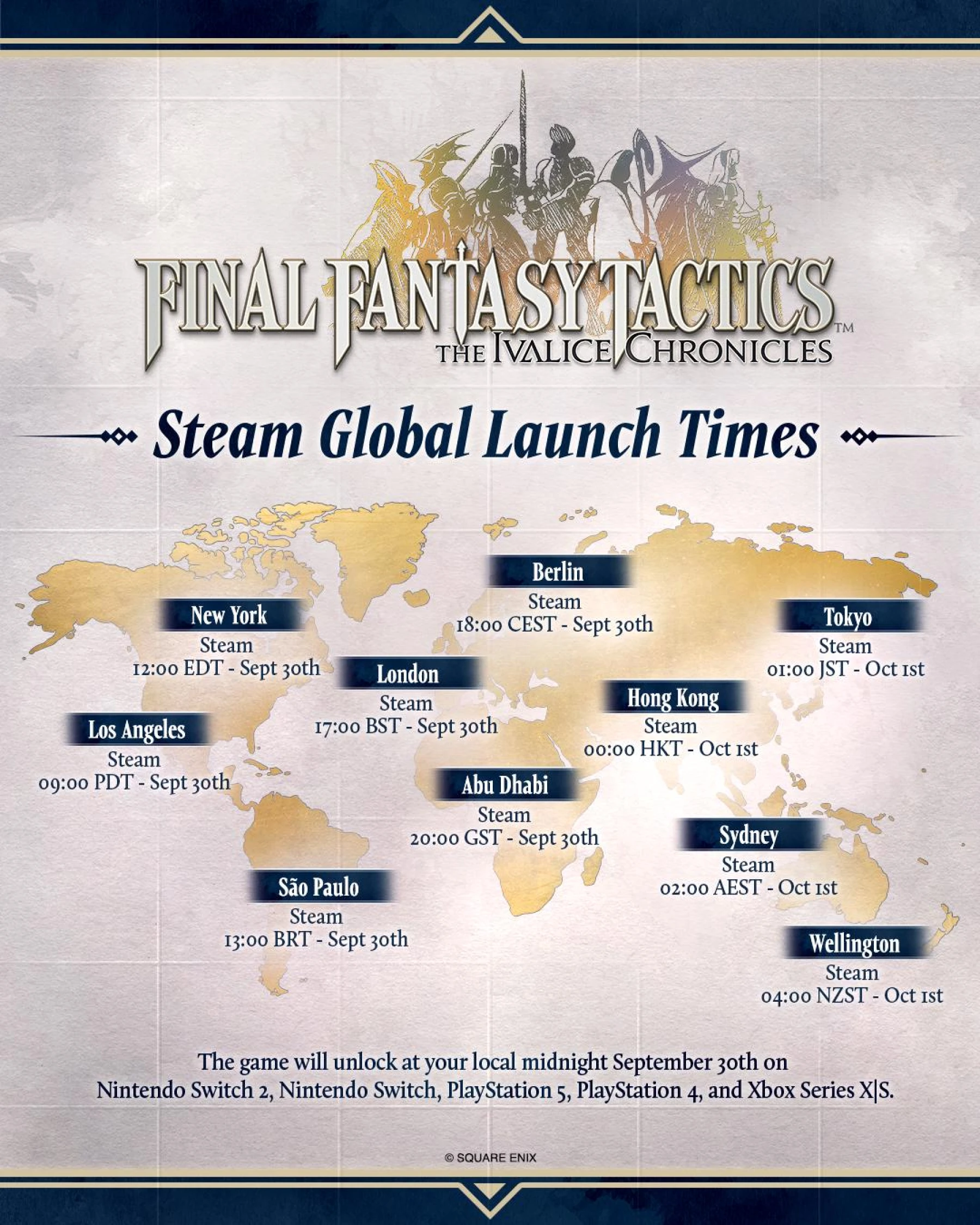 Final Fantasy Tactics heure de sortie Final Fantasy Tactics heure de sortie