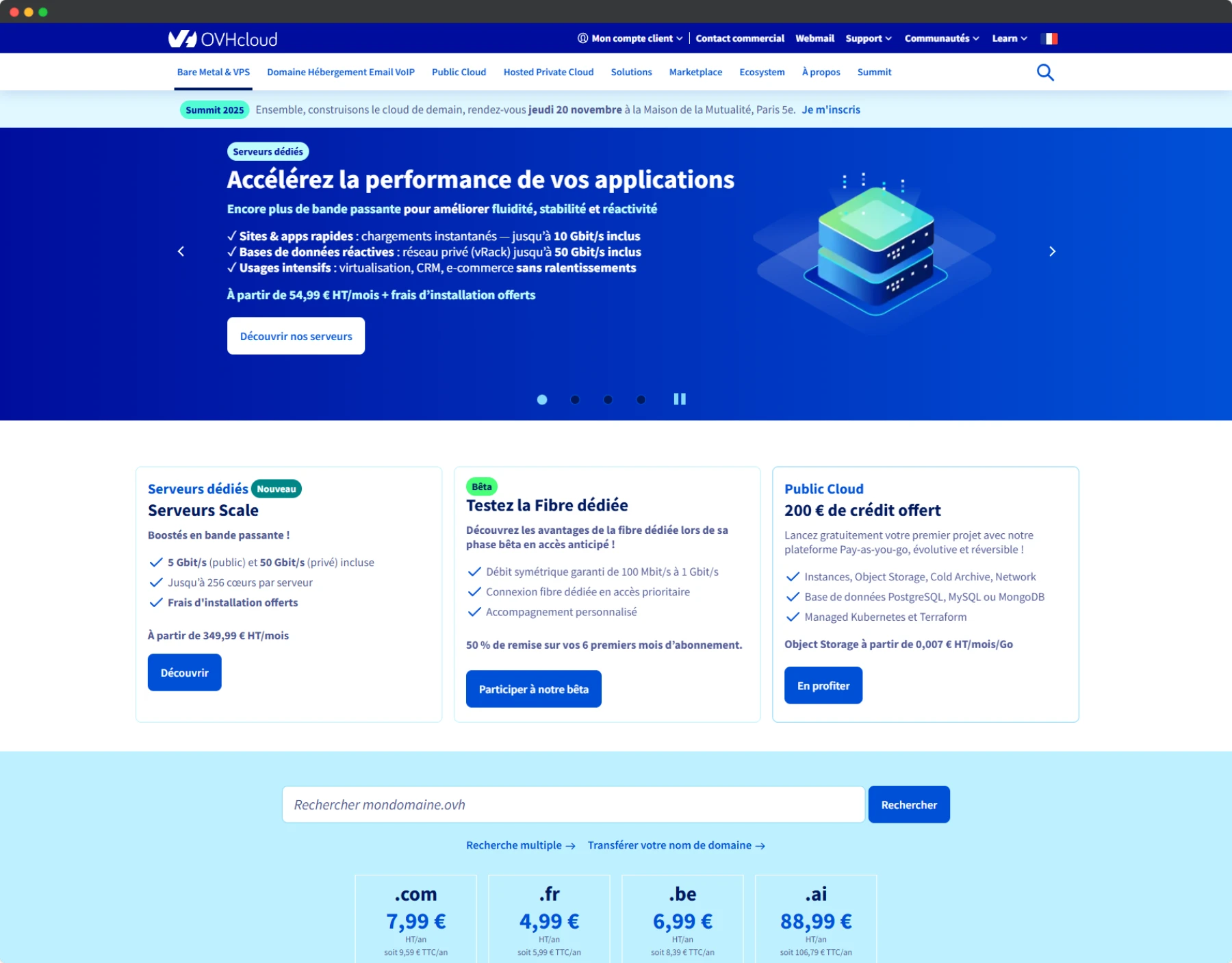 OVH Site internet OVH Site internet