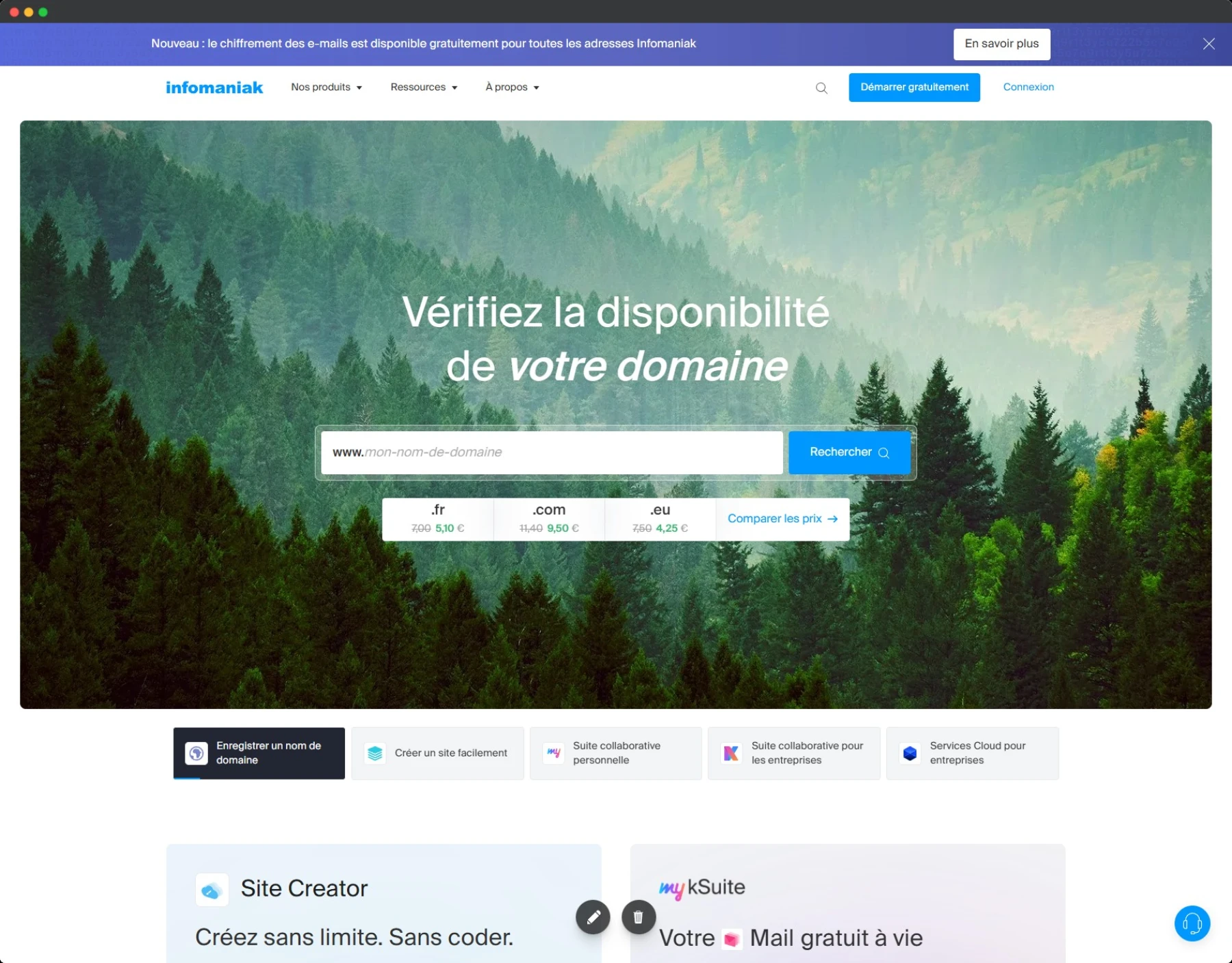 Infomaniak Site internet Infomaniak Site internet