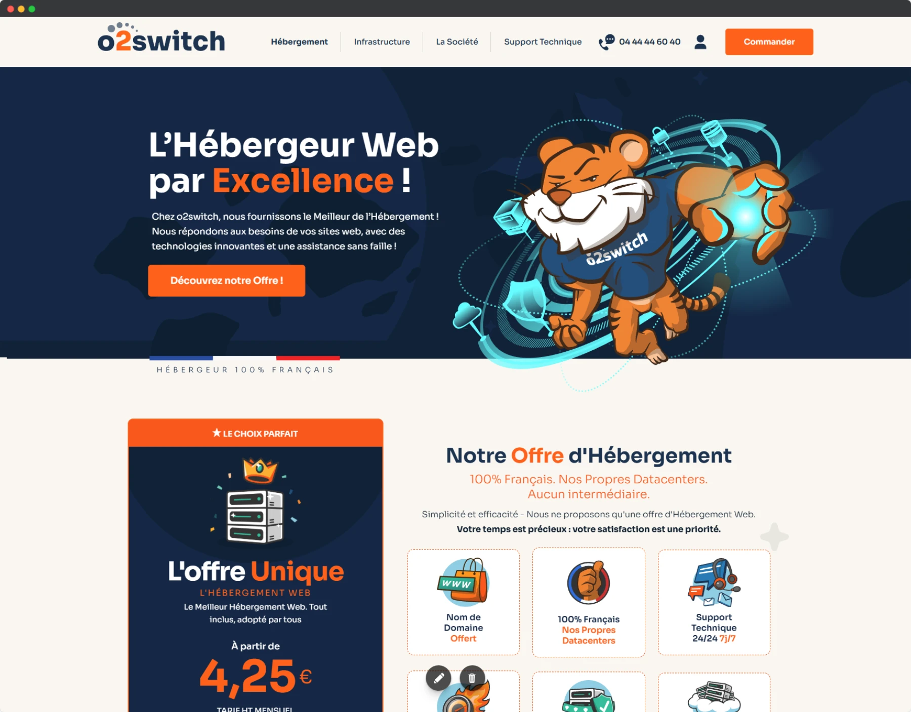 O2SWITCH Site internet O2SWITCH Site internet