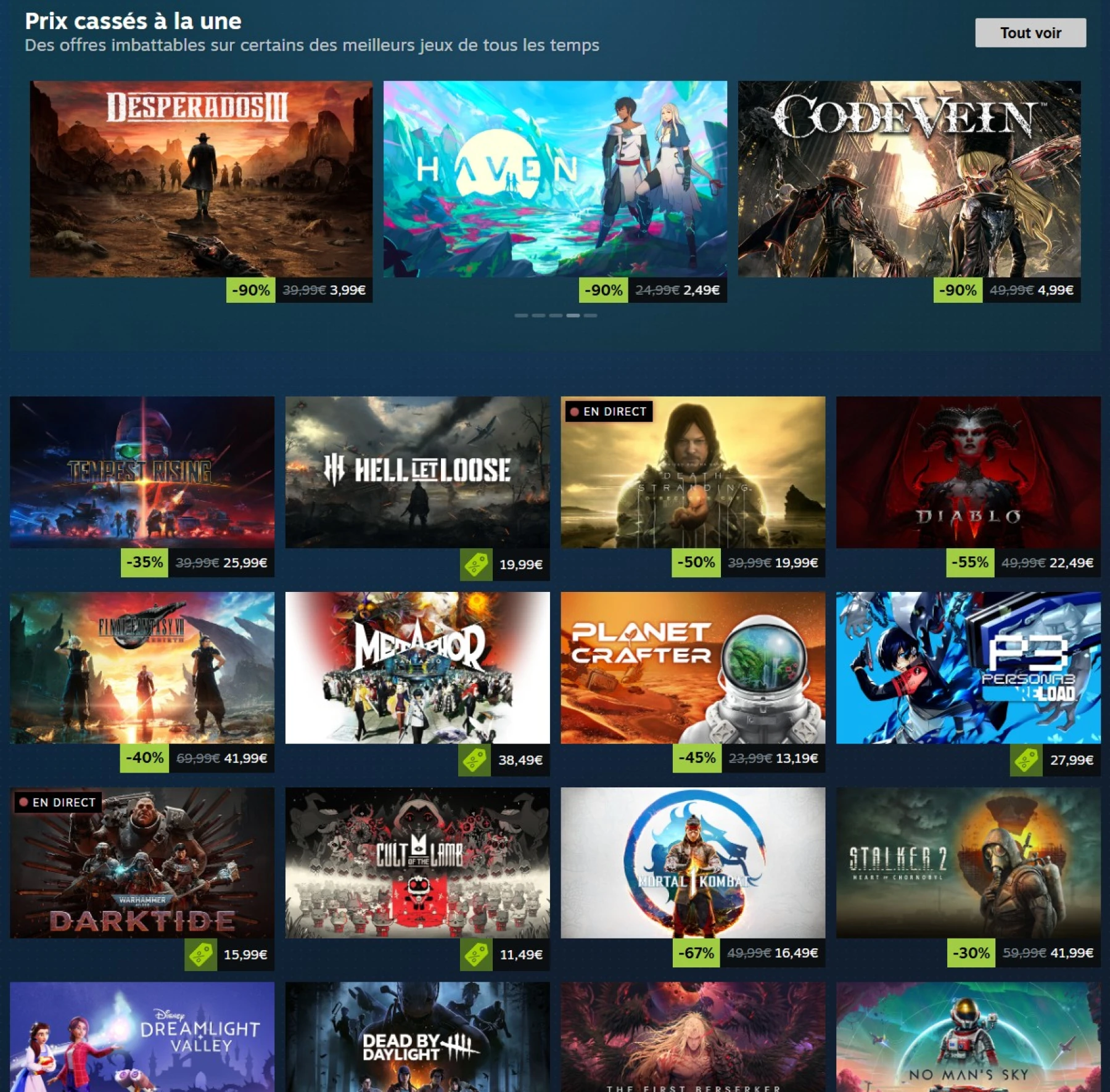 Soldes Steam d'automne 2025 Soldes Steam d'automne 2025