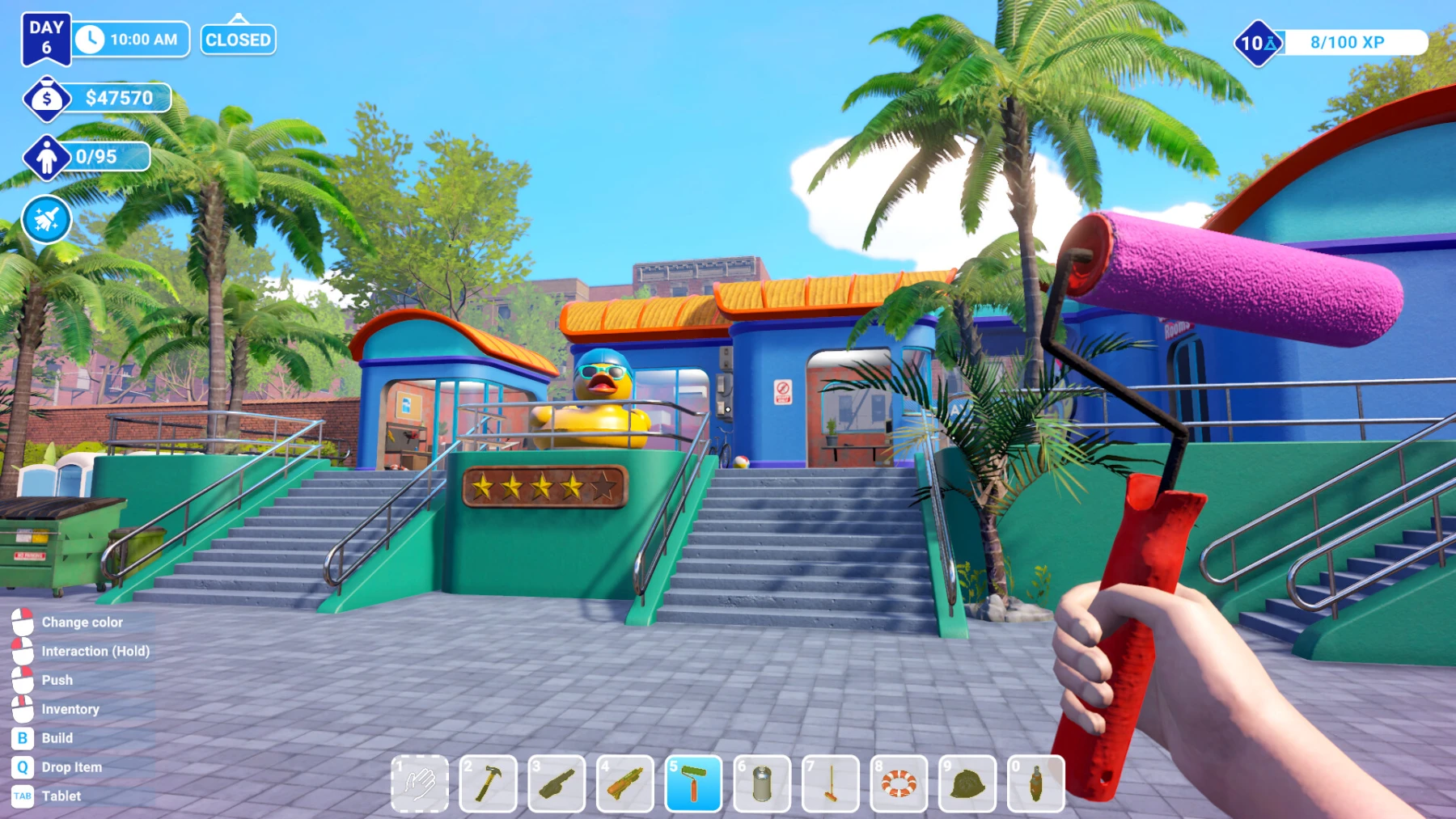Waterpark Simulator - Décoration