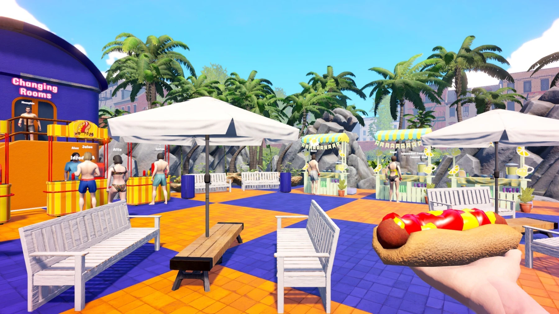 Waterpark Simulator - Hot dog