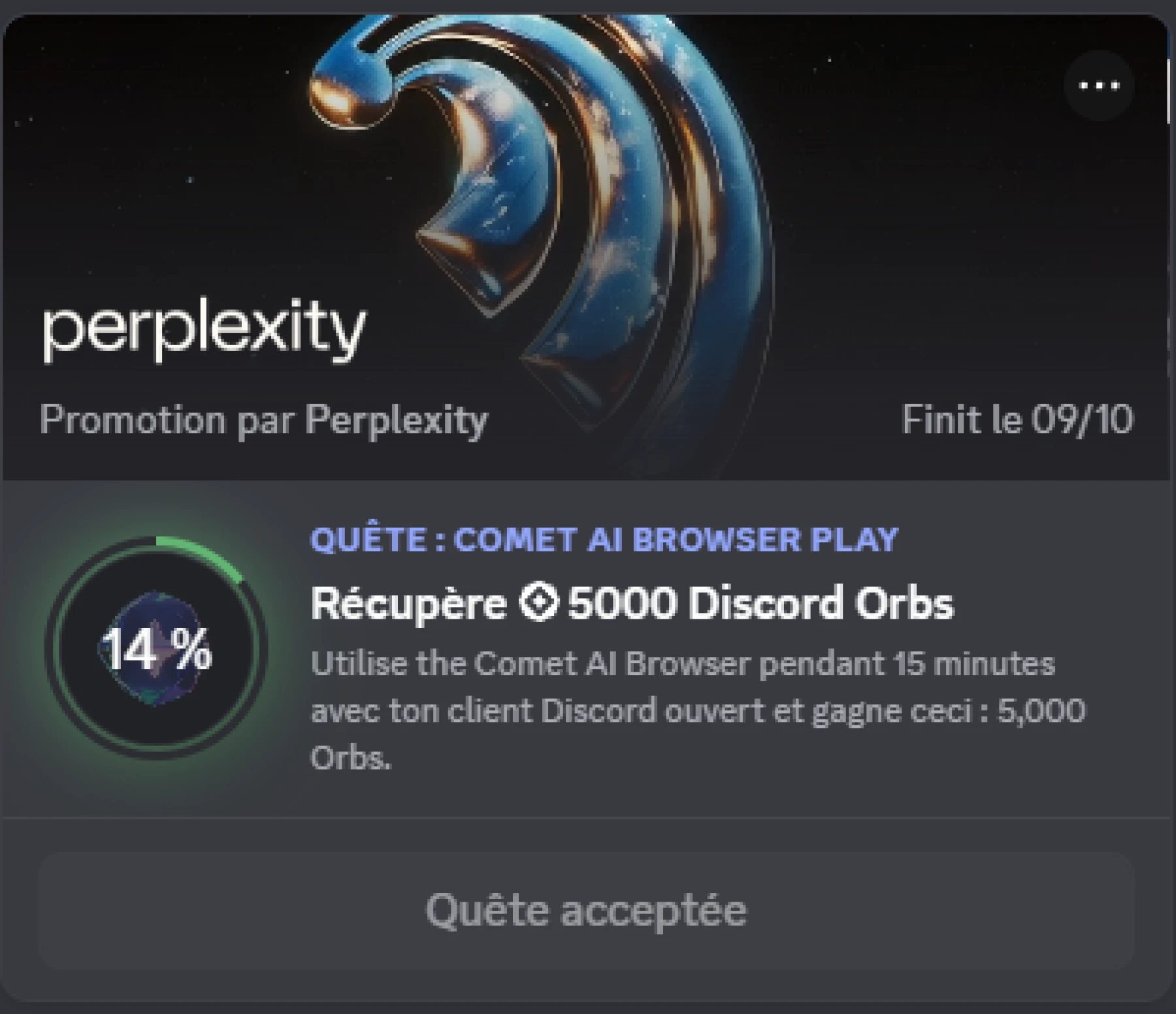 Discord Quête Perplexity Comet Discord Quête Perplexity Comet