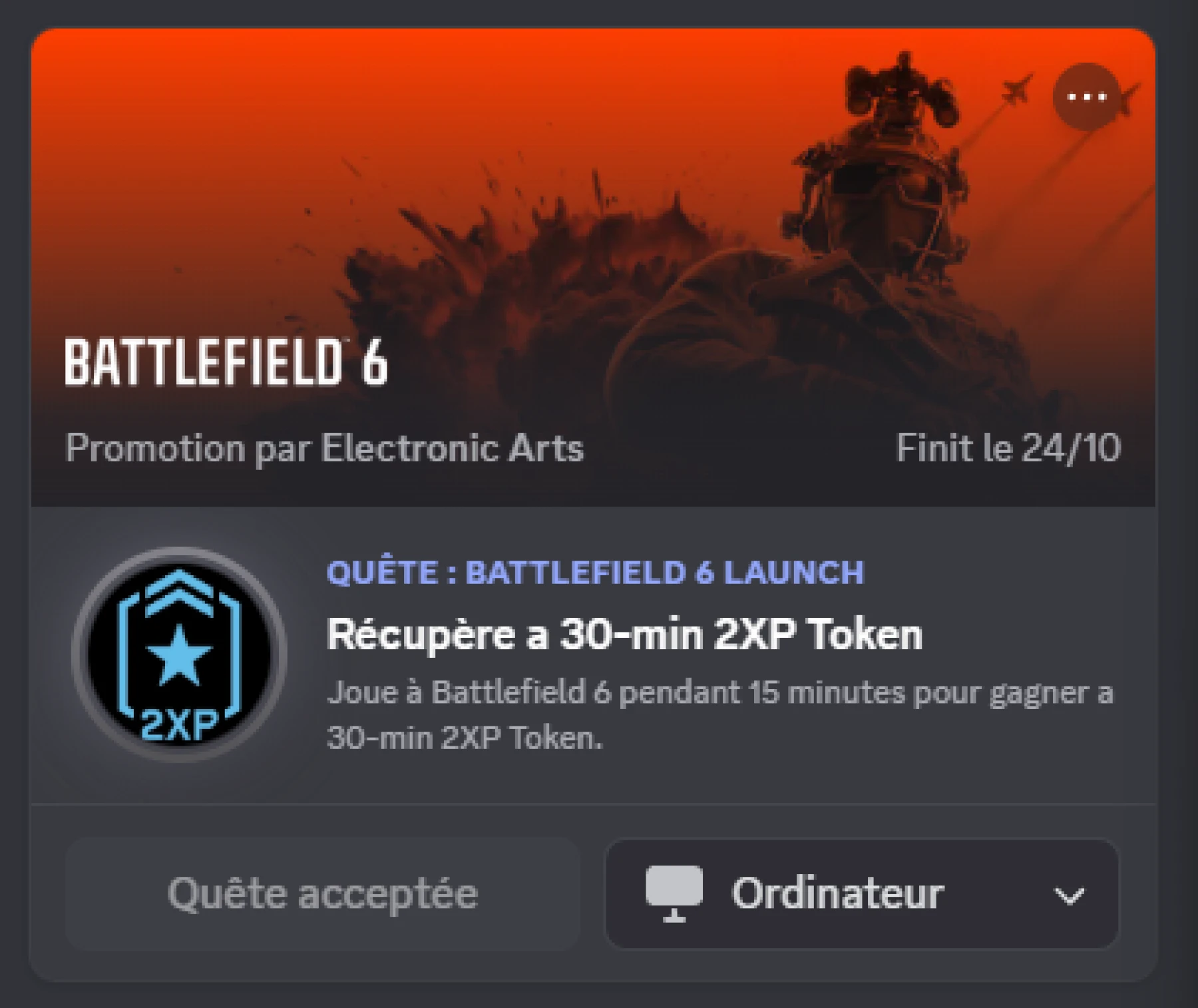 Quête BF6 x Discord